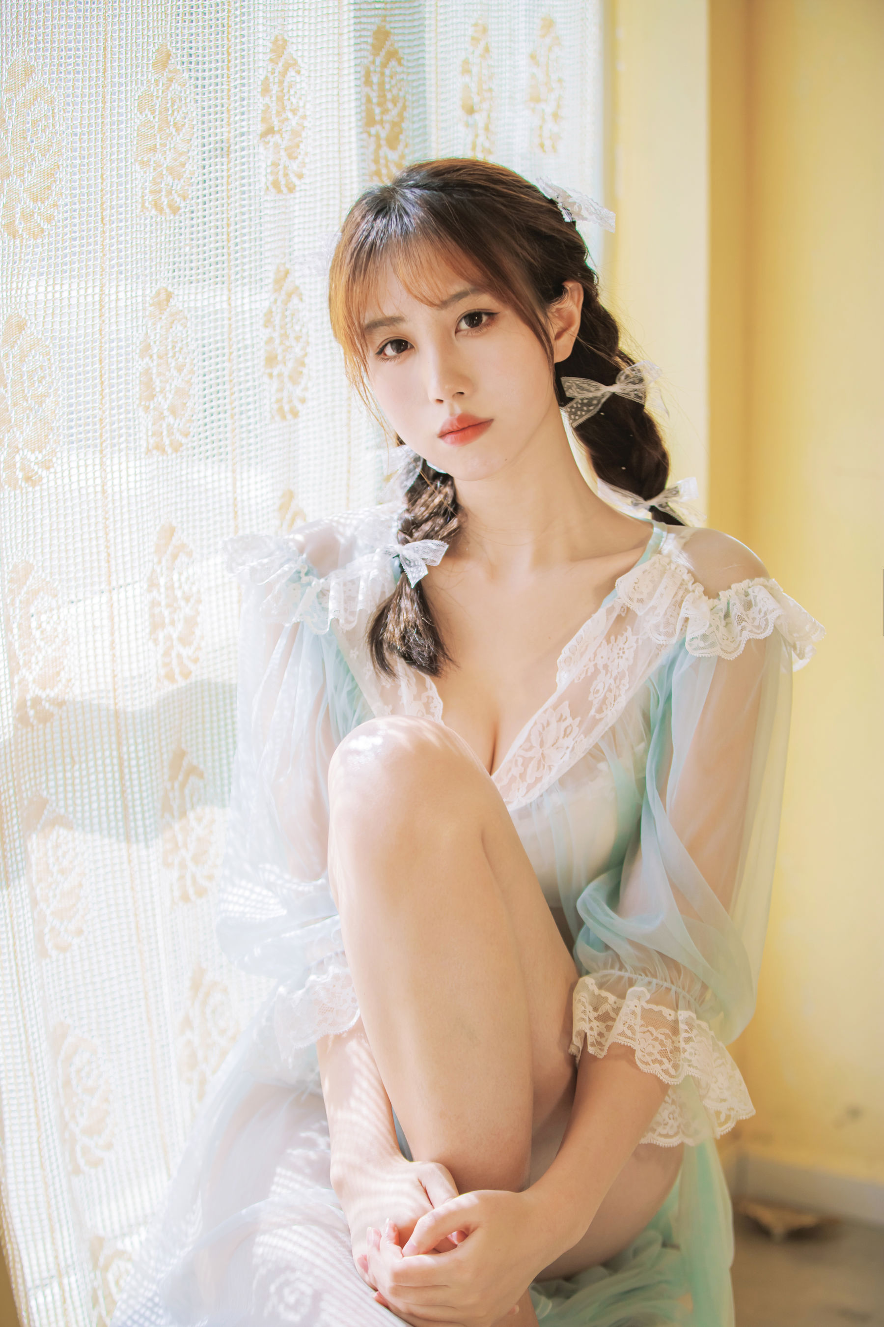 次元少女念雪ww – 蓝纱衣 [40P]