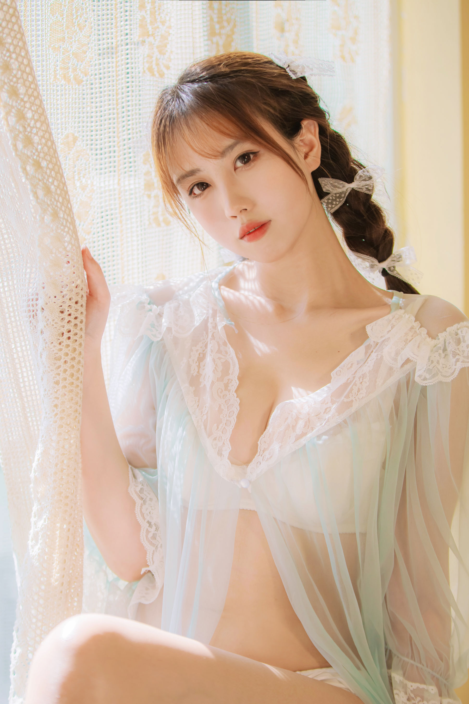 次元少女念雪ww – 蓝纱衣 [40P]