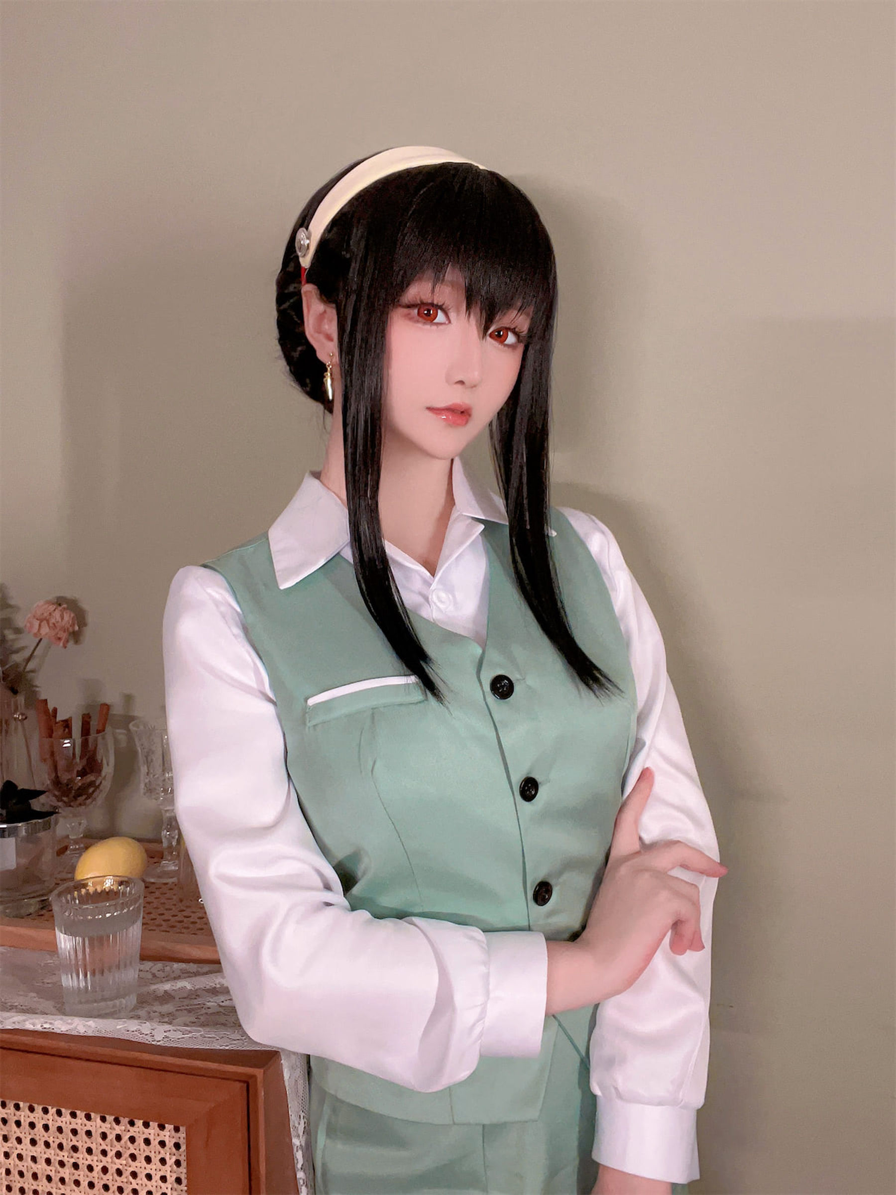 Coser小姐姐星之迟迟 – 圣诞节 约尔 OL制服 [71P]