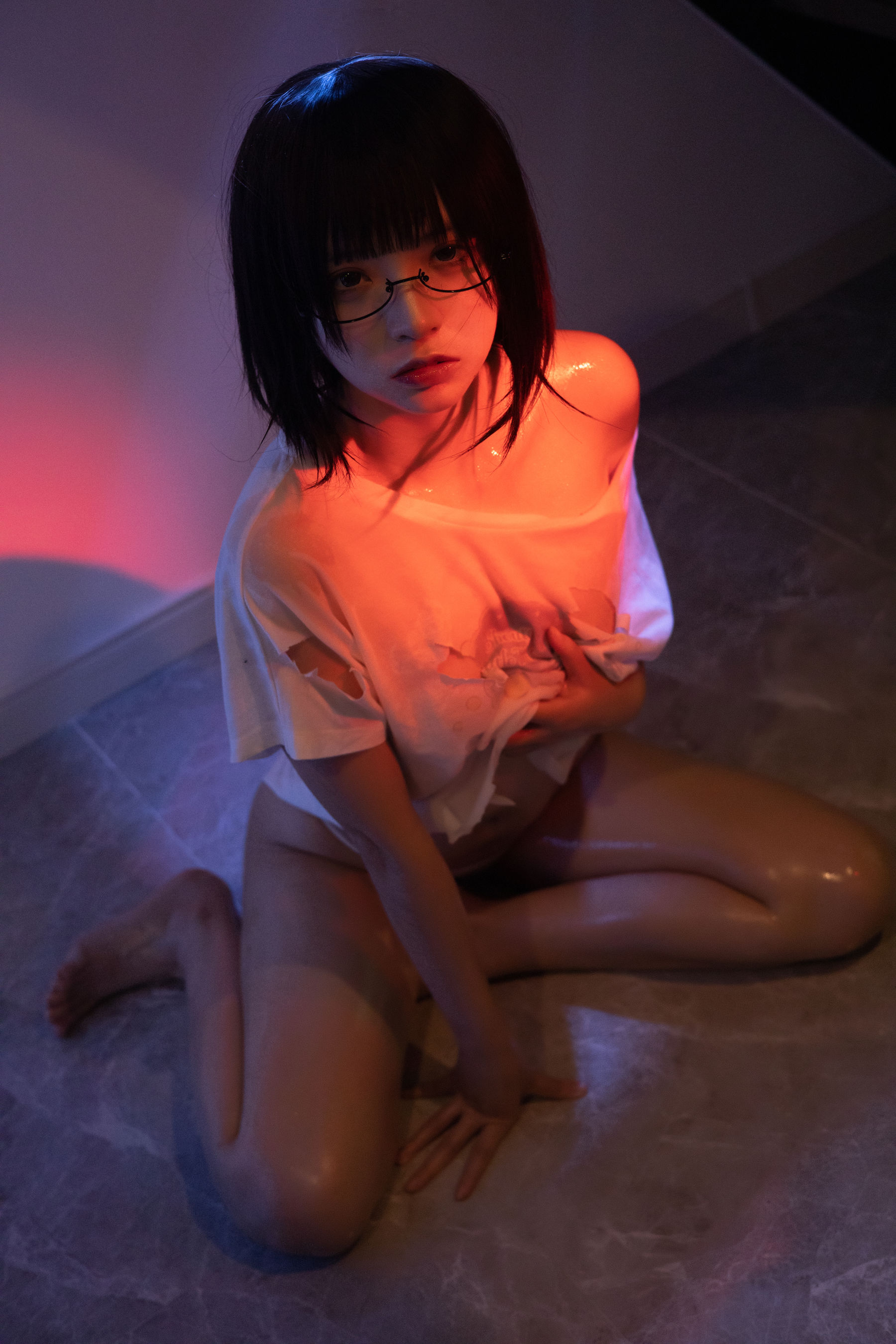 疯猫ss – 2022夏日限定 破碎半袖 [20P]