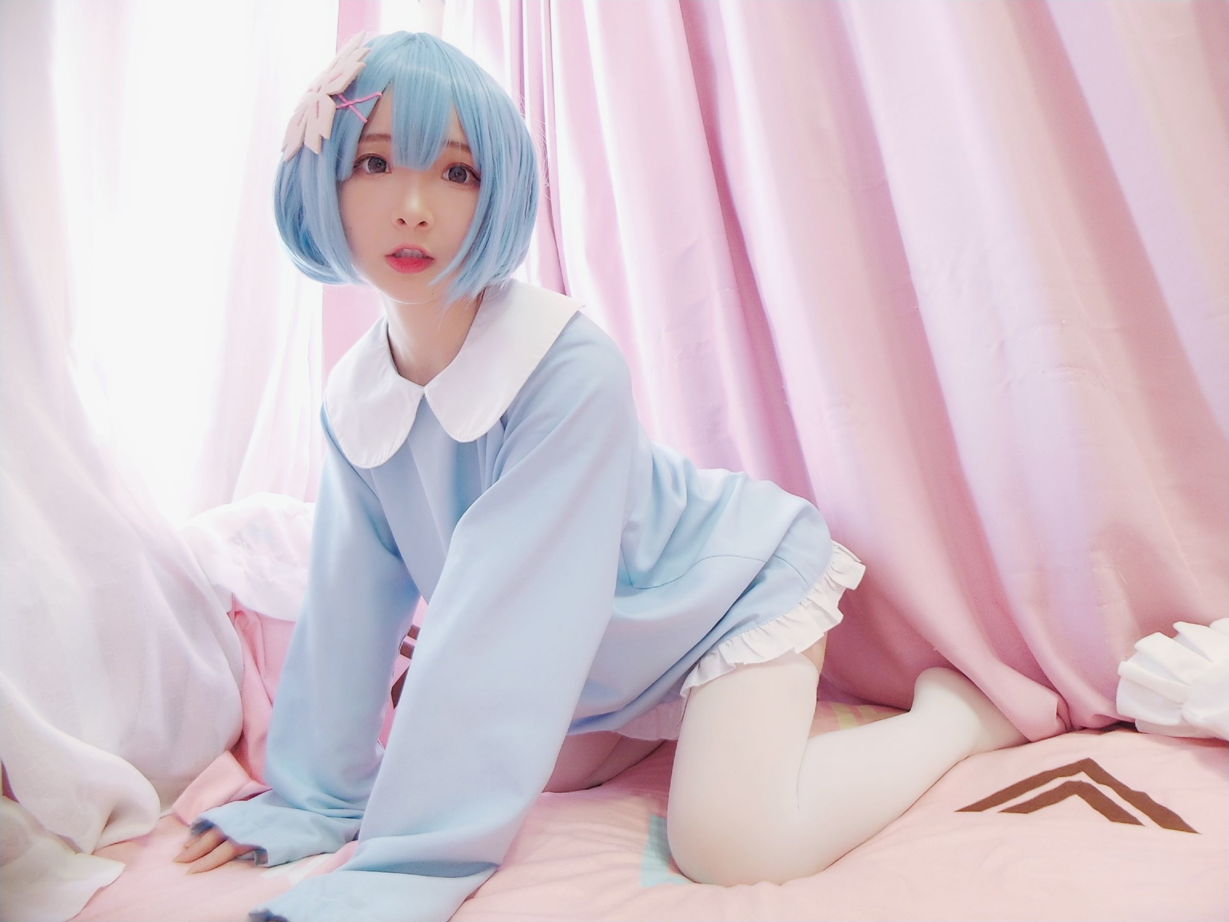 二次元美女古川kagura – 蕾姆幼年 [25P]