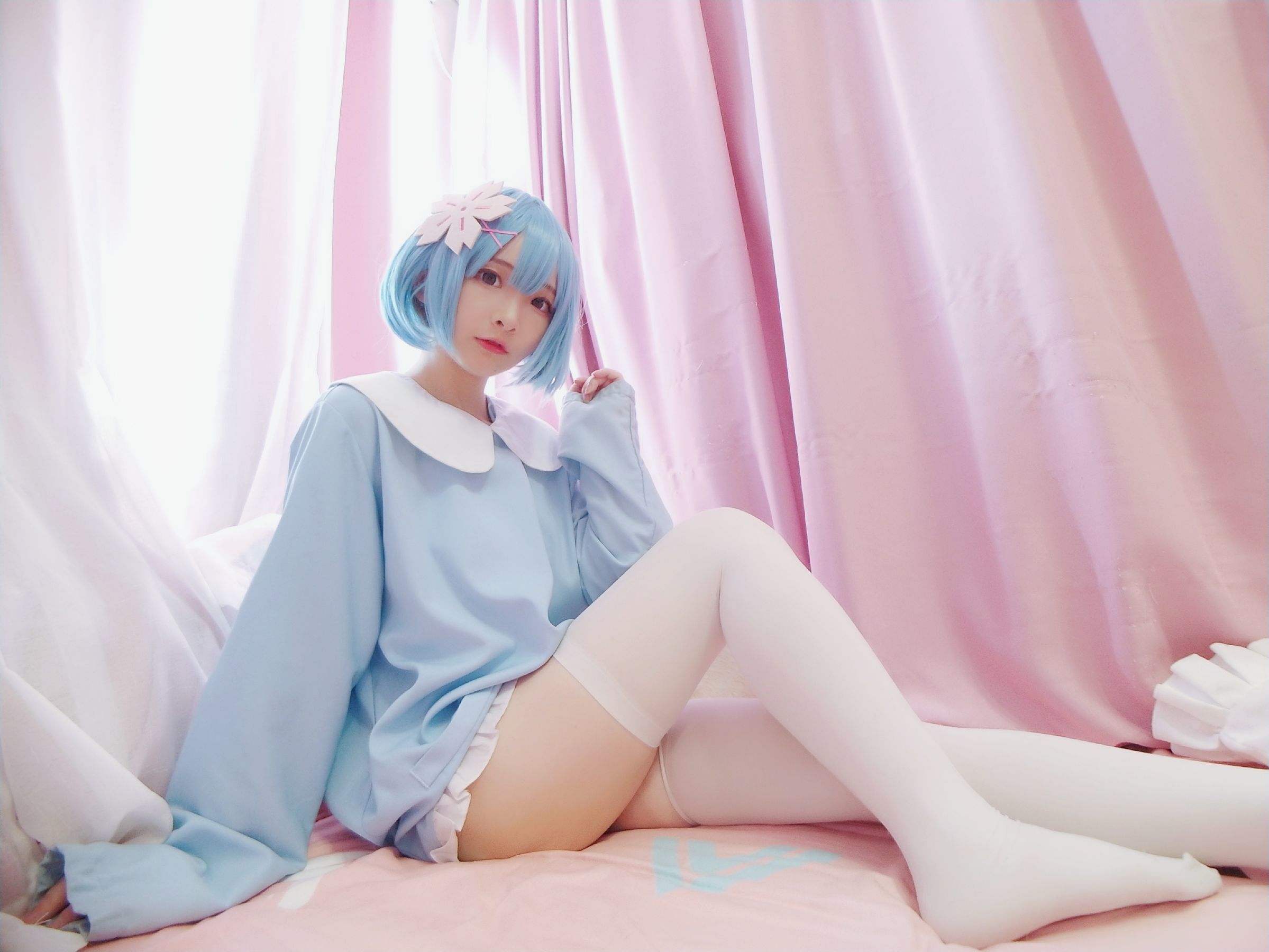 二次元美女古川kagura – 蕾姆幼年 [25P]