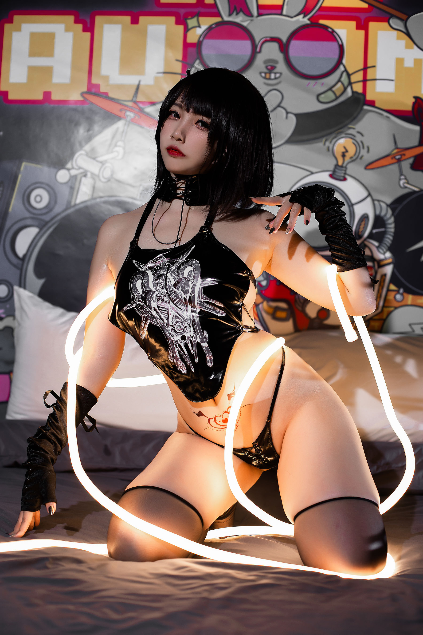 人气Coser二佐Nisa – 乖张肚兜 [35P]