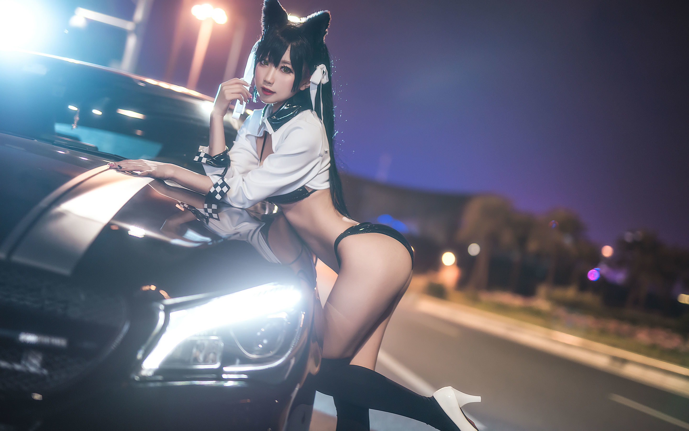 [萝莉COS] 鬼畜瑶 – 爱宕赛车娘 [11P]