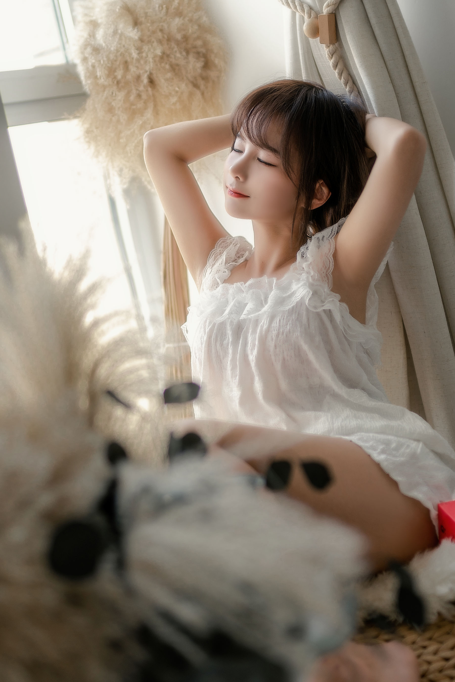 动漫博主蠢沫沫 – 大象 白睡衣 [29P]