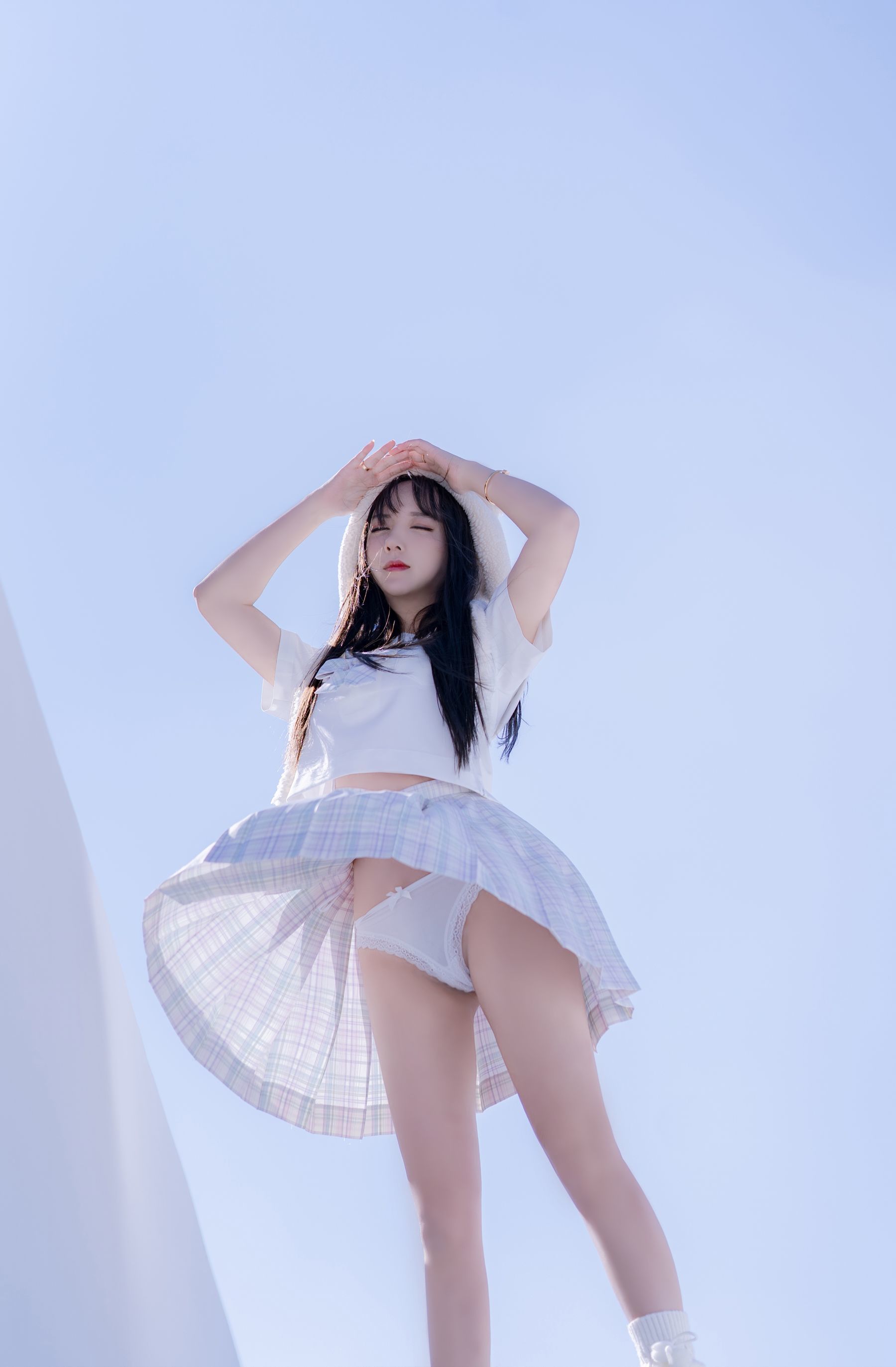 斗鱼米线线sama写真 JK萌妹 [58P]