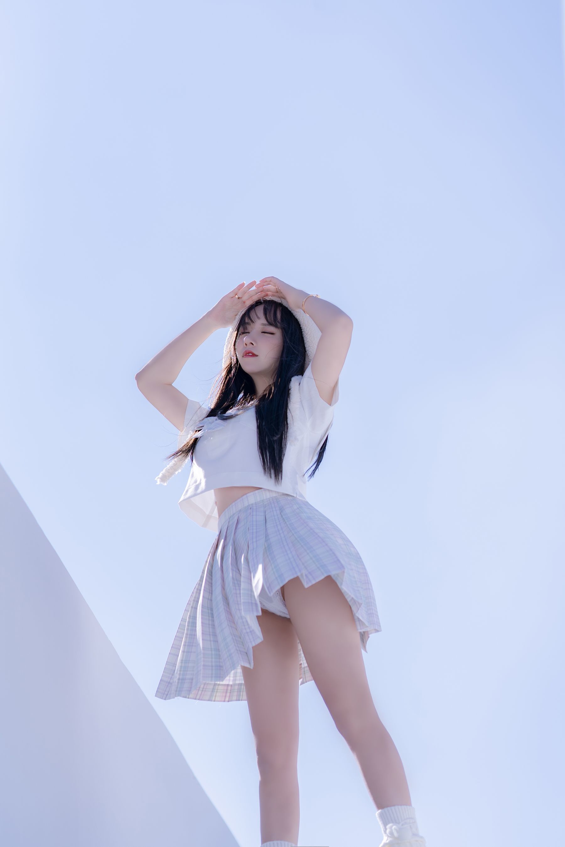 斗鱼米线线sama写真 JK萌妹 [58P]