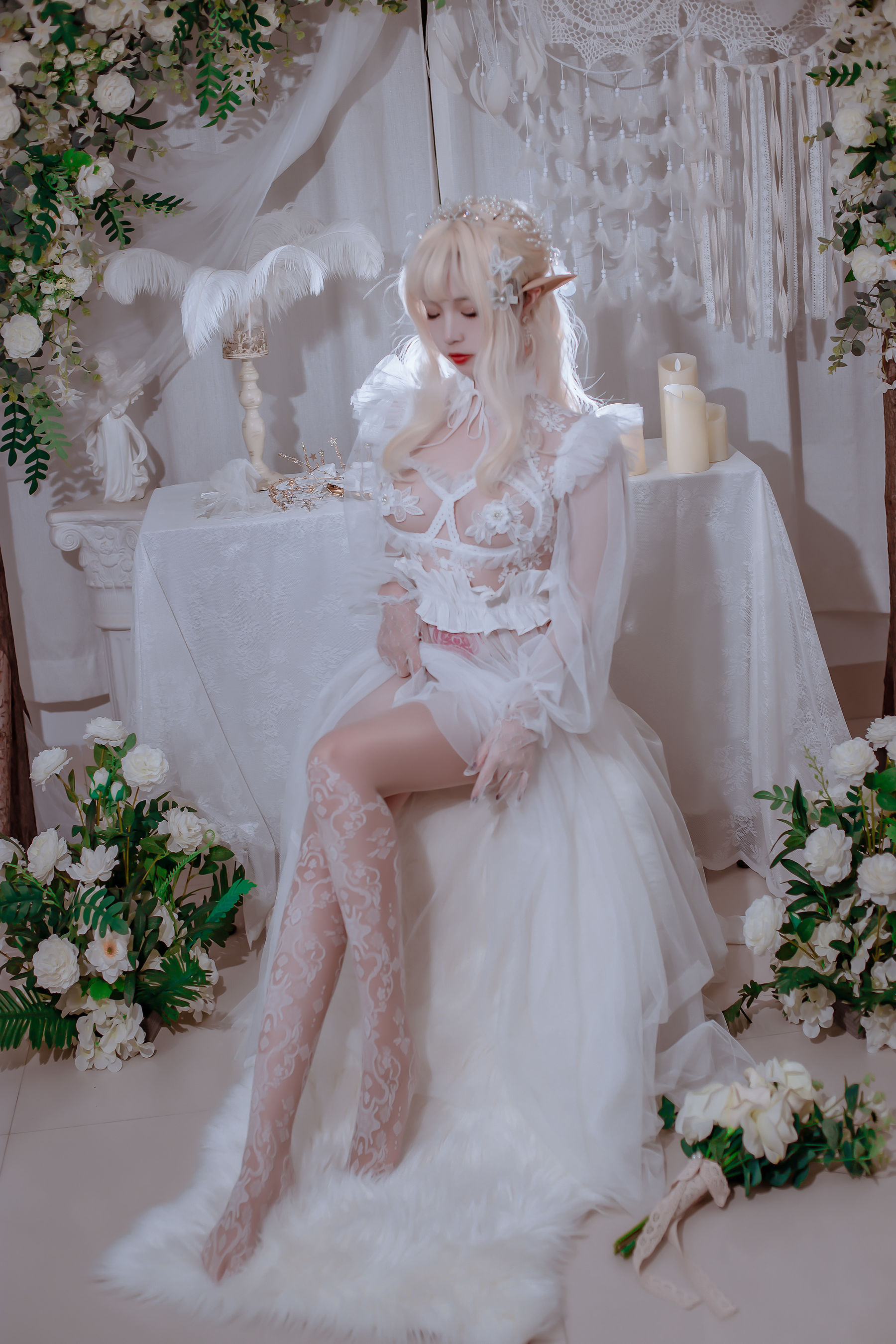 人气Coser二佐Nisa – 精灵公主 [60P]