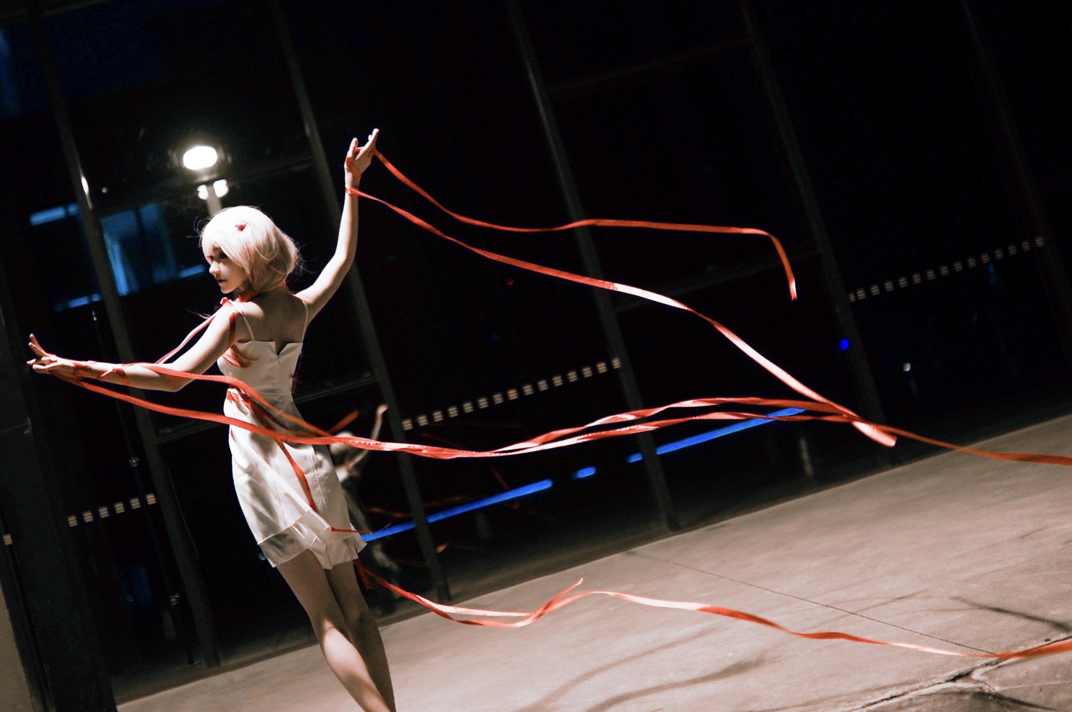 动漫博主南桃Momoko – 楪祈白裙 [9P]