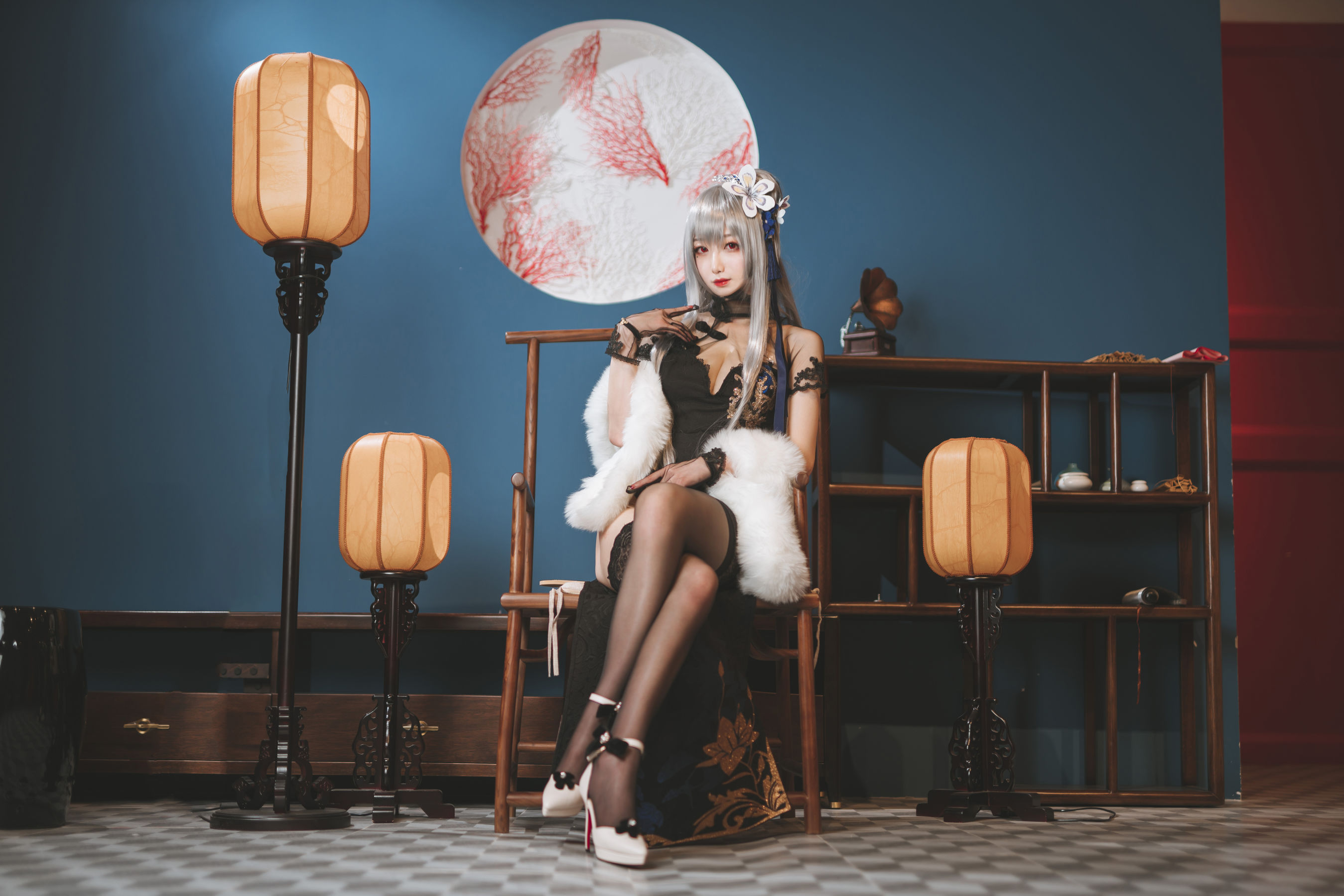 动漫博主封疆疆v – 路易九世旗袍 [35P]