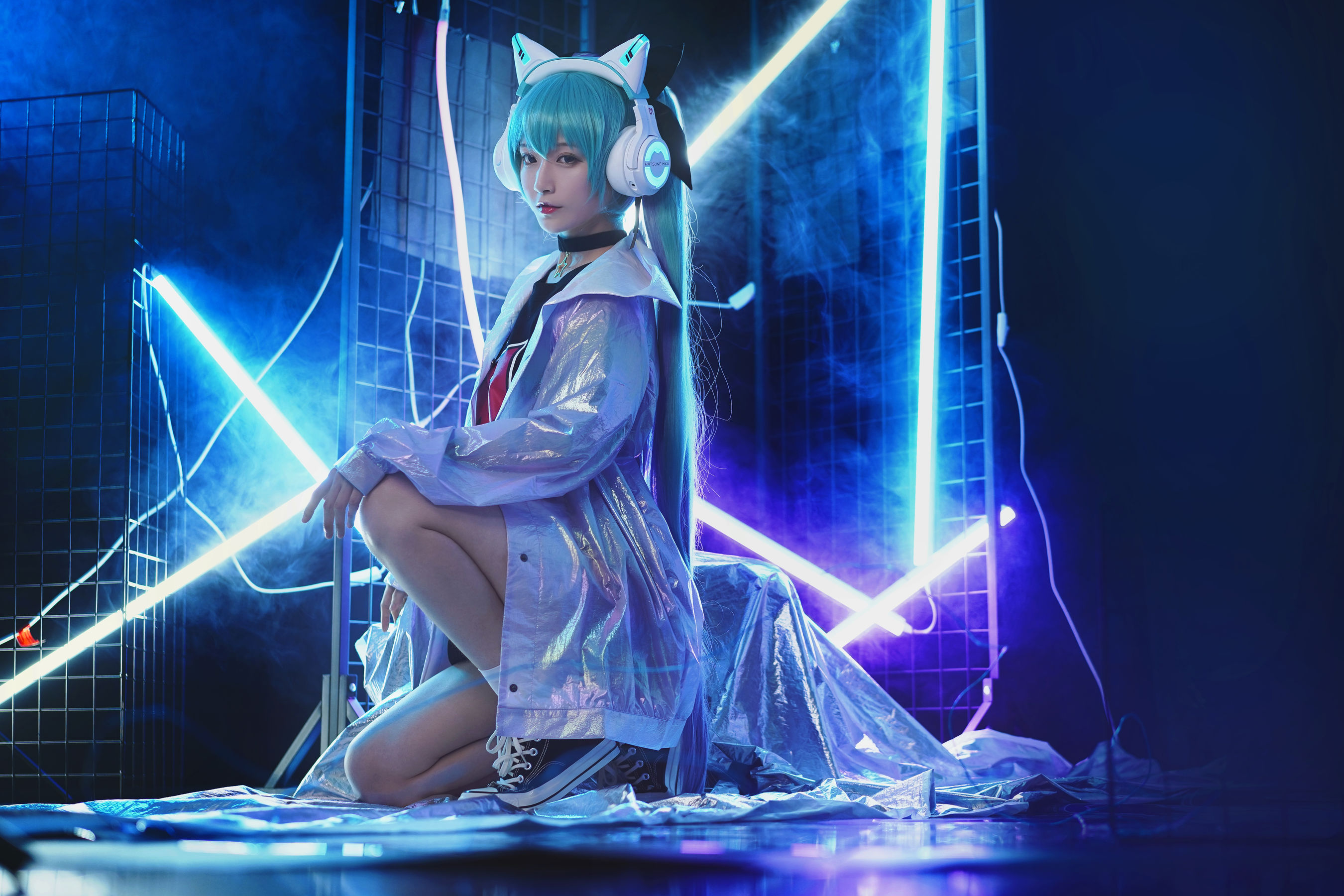 动漫博主铁板烧鬼舞w – 妖舞耳机miku [17P]