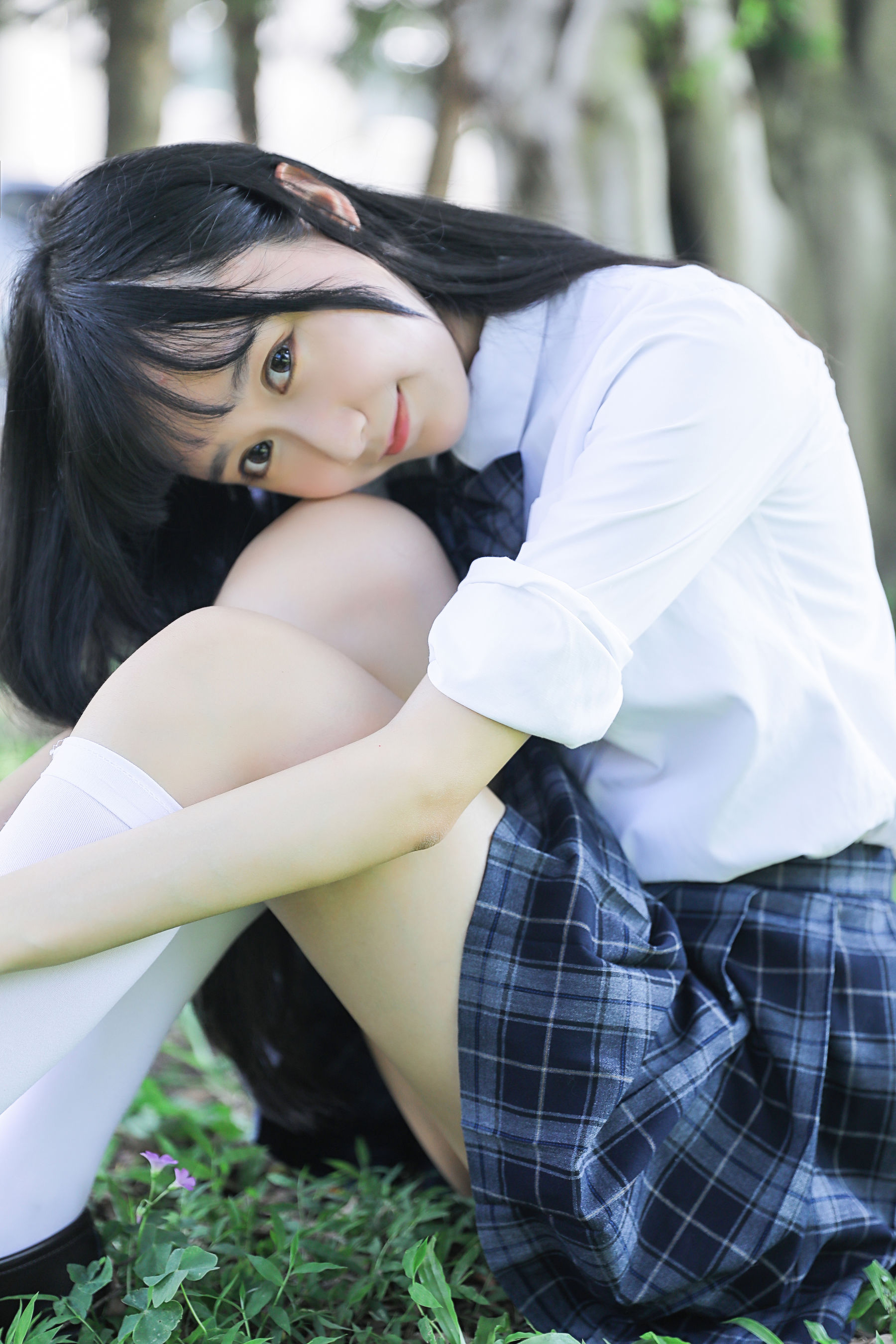 [萝莉COS] 木绵绵OwO – 上体育课啦 [59P]