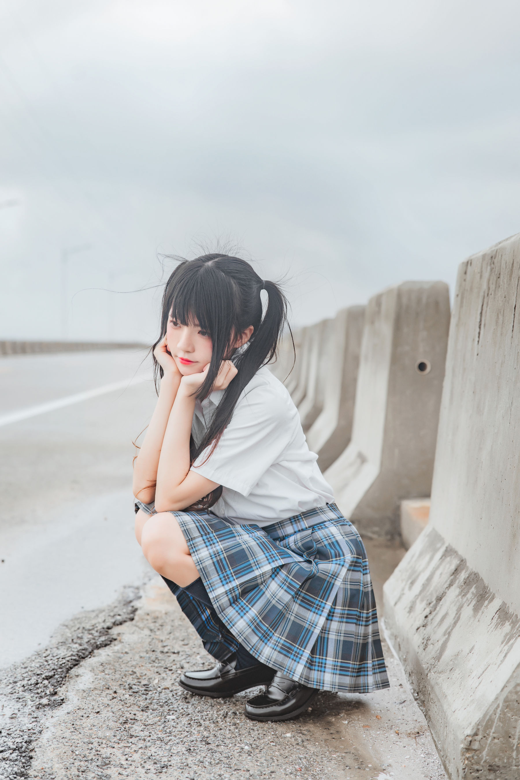 [萝莉COS] 桜桃喵《耳畔的风》 [27P]