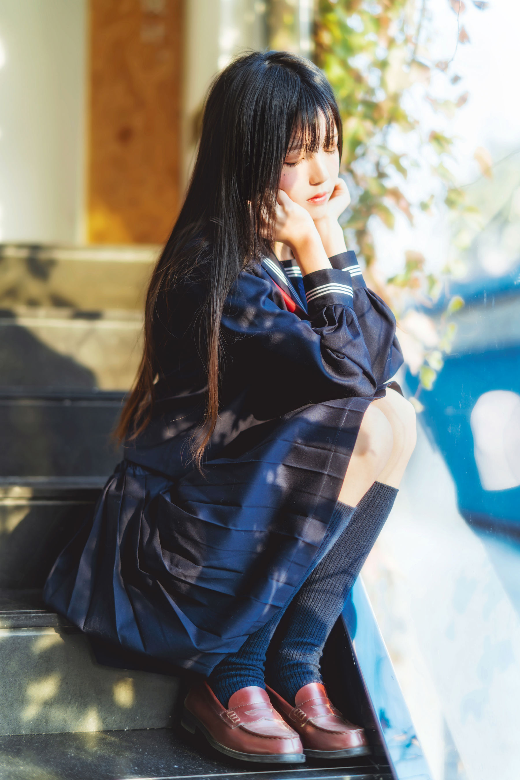 桜桃喵《(小少女)黑色水手服》 [50P]