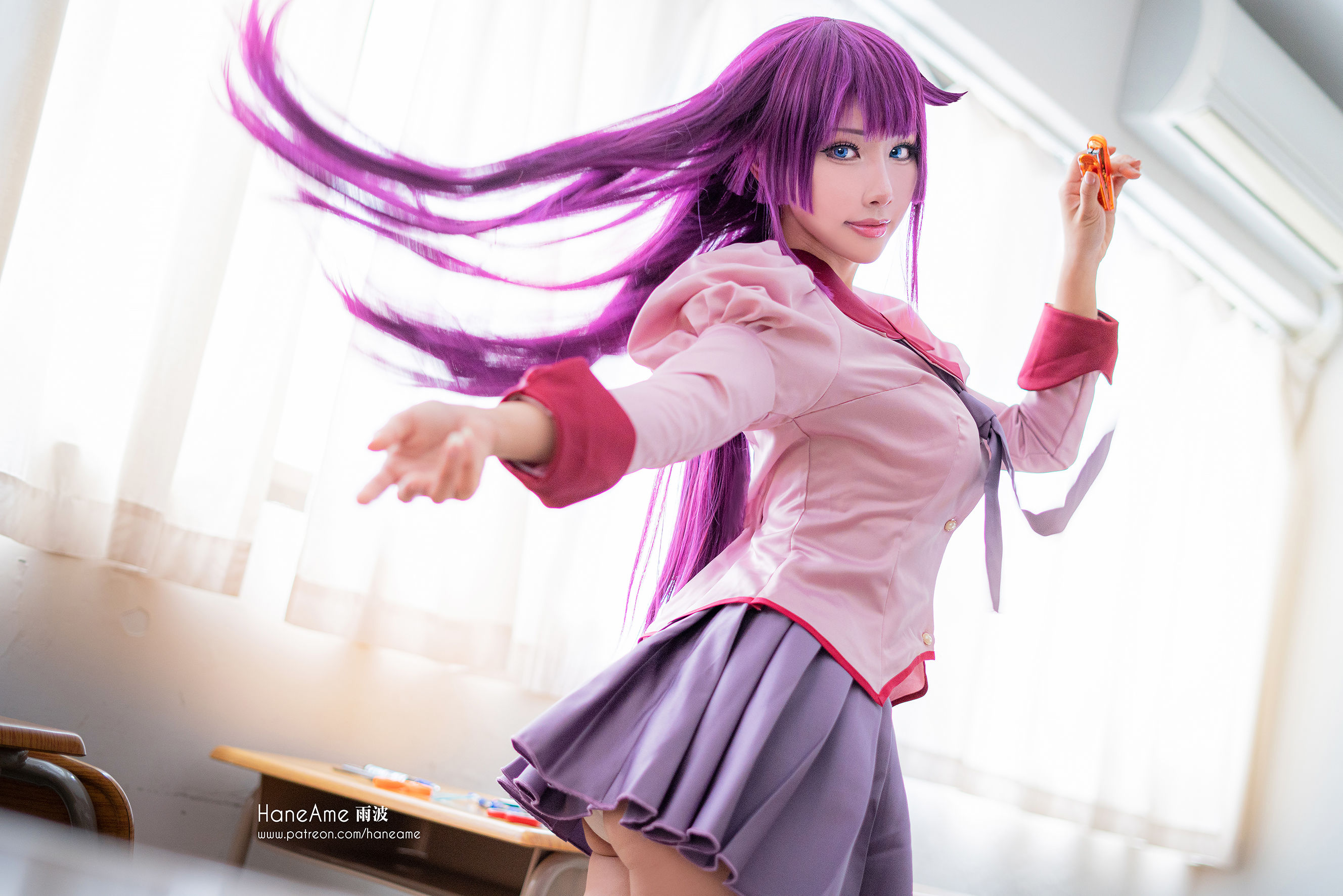 Hane Ame 雨波写真 – 化物语 战场原 [17P]