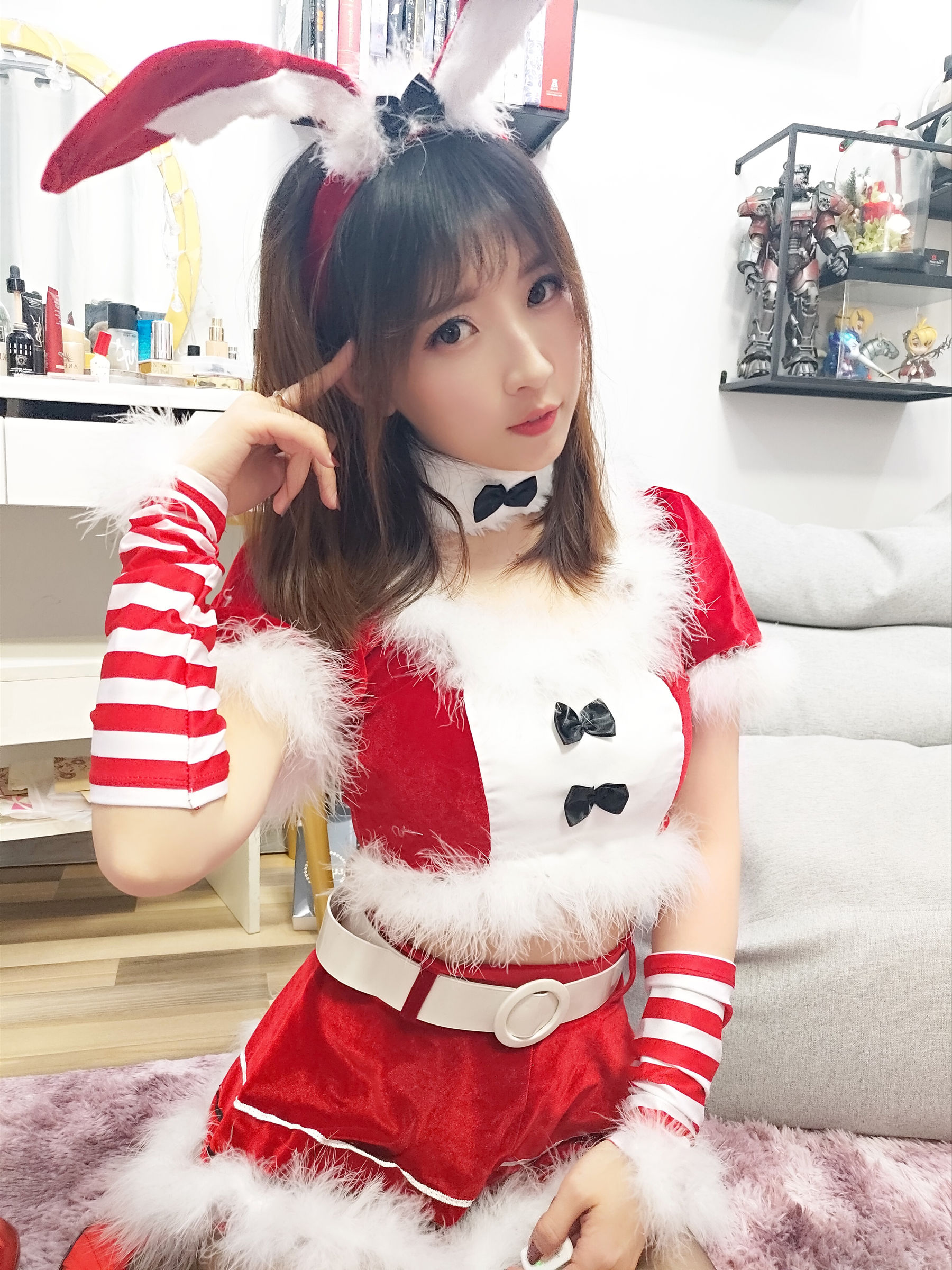 斗鱼主播小女巫露娜 – 圣诞装 [37P]
