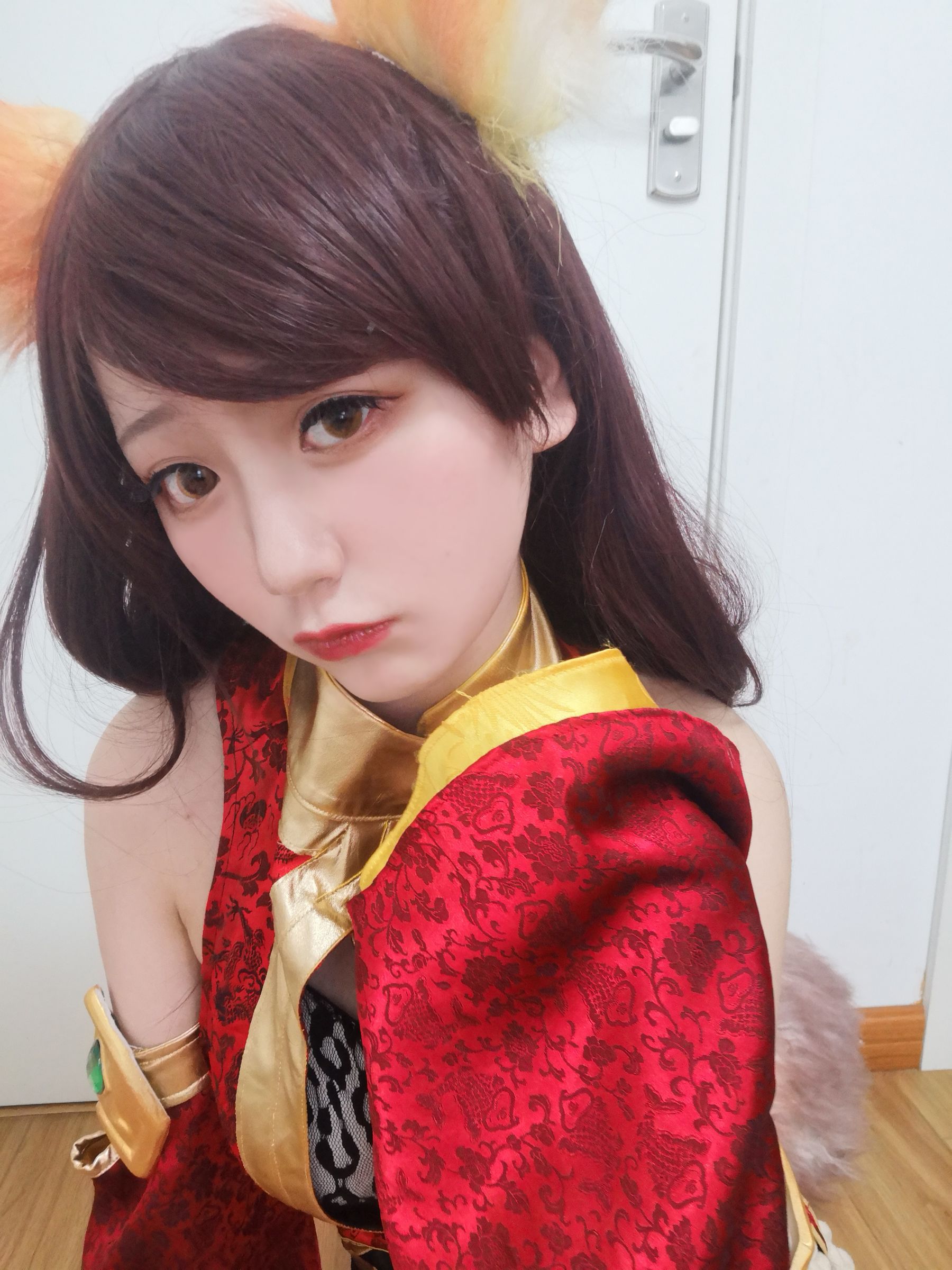 [Cosplay写真] 动漫博主弦音sic – 王者荣耀 妲己 试妆 [6P] 插图1