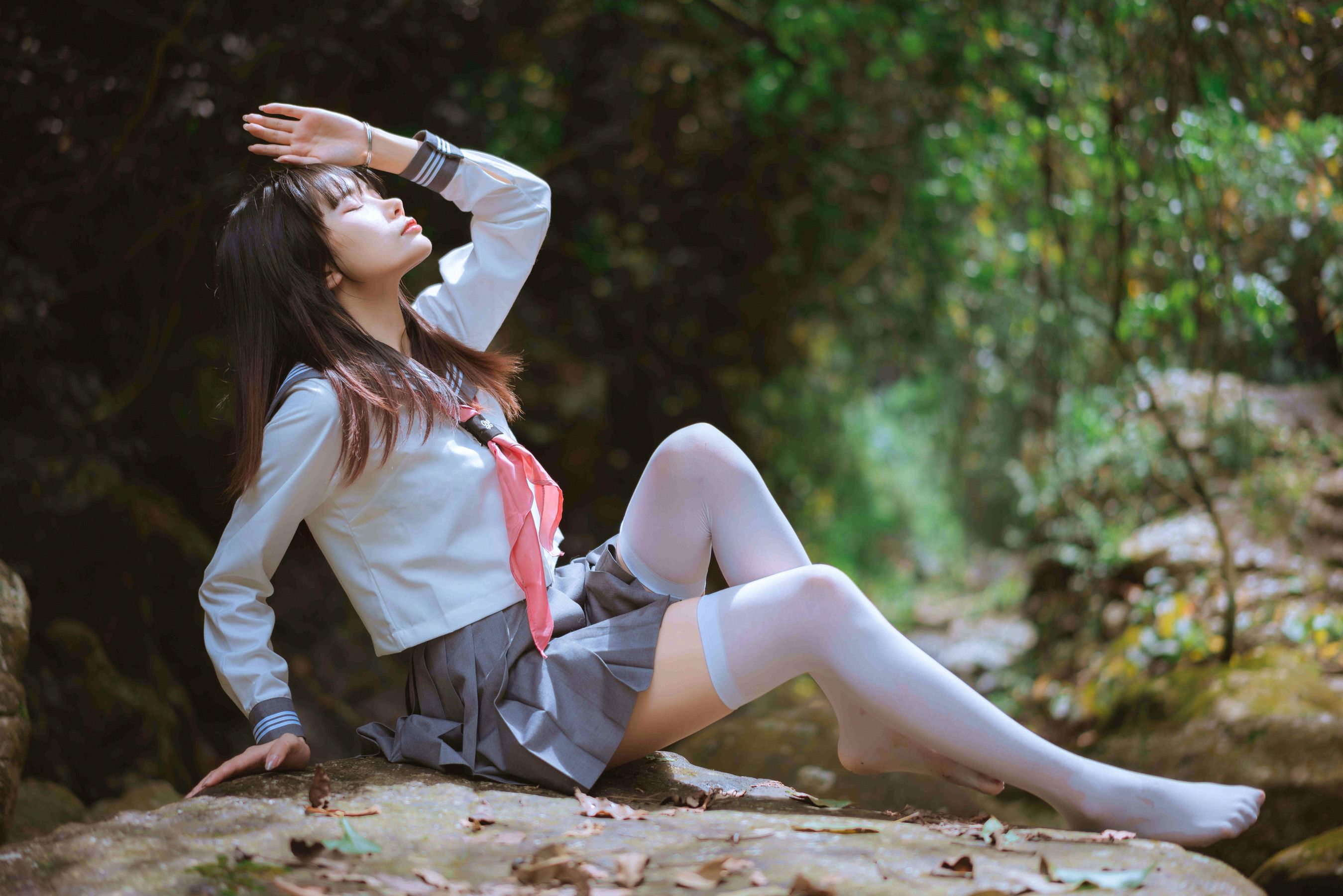 阳光美少女萌芽儿o0 – 请叫我若生 小溪JK百合 [93P]