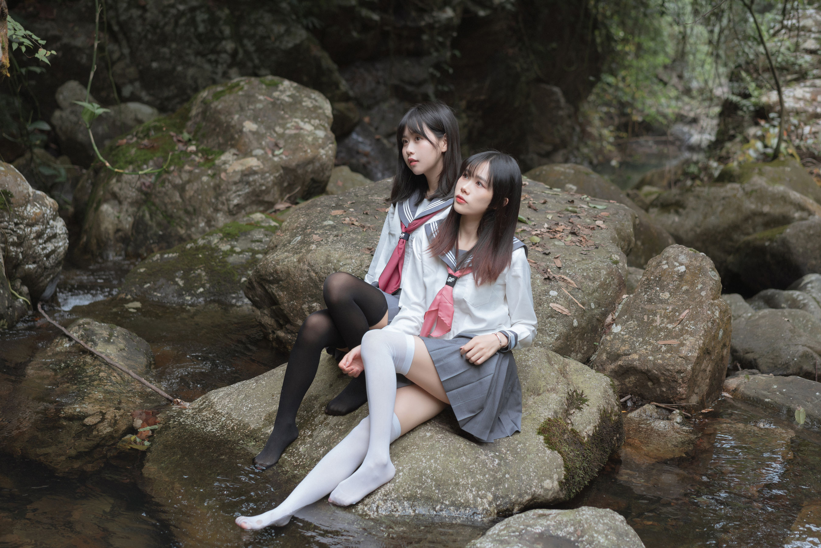 阳光美少女萌芽儿o0 – 请叫我若生 小溪JK百合 [93P]