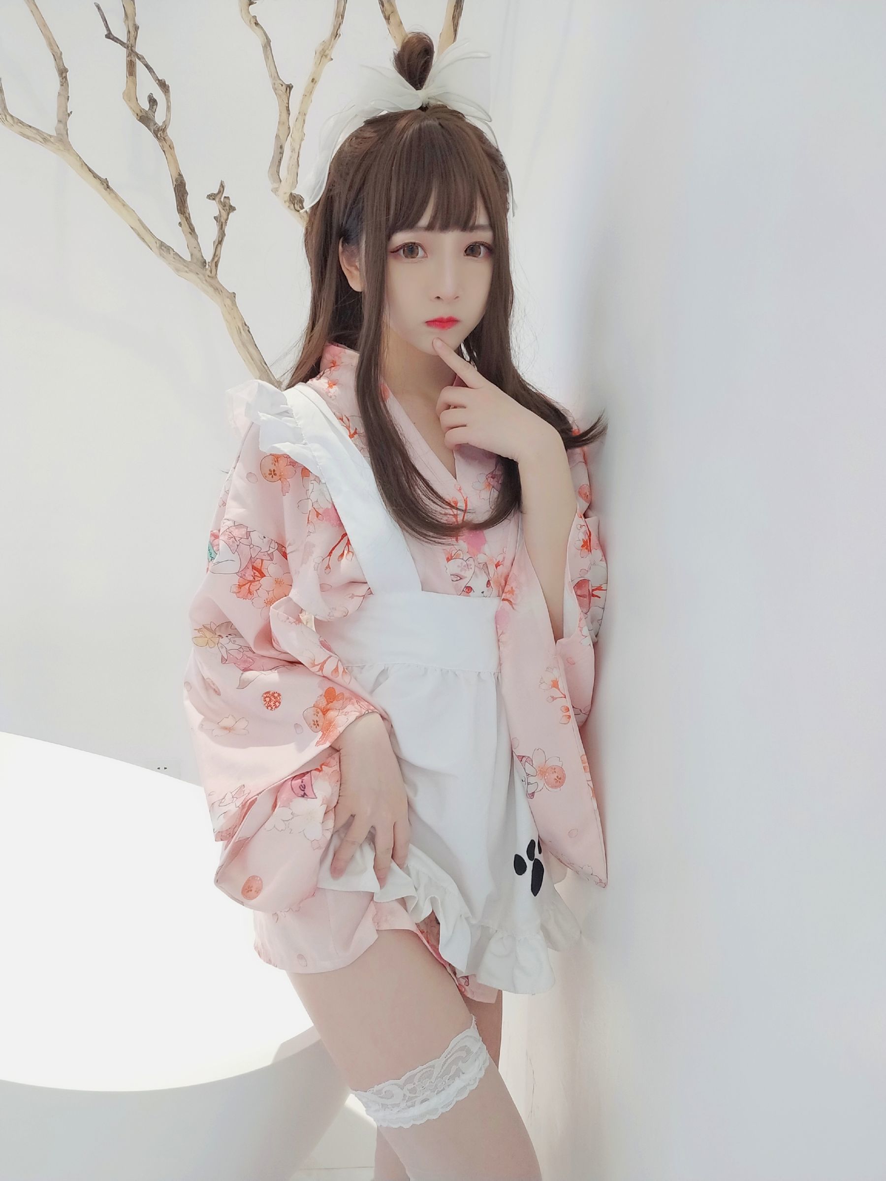 二次元美女古川kagura 浴衣女仆 [13P]