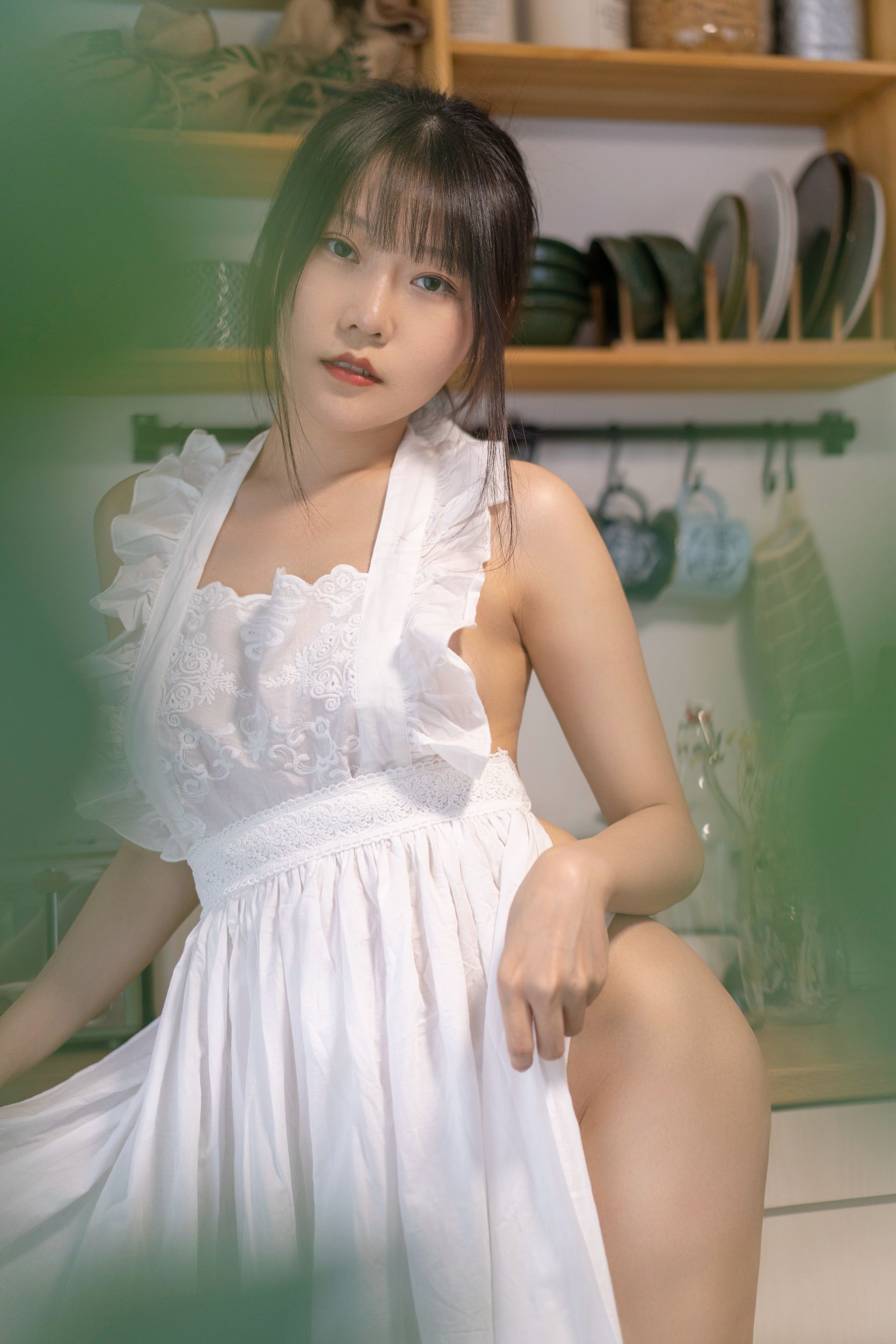 香草喵露露写真 – 厨娘 [55P]