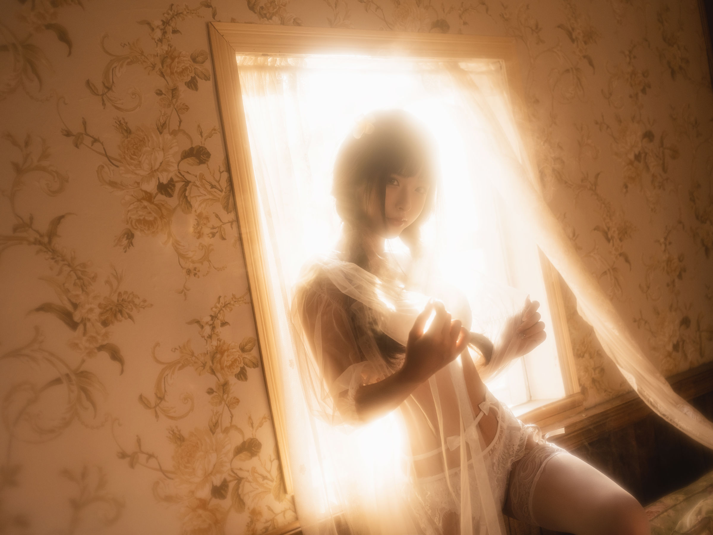 Meroko_魅瞳 – 柴郡旗袍 [33P]