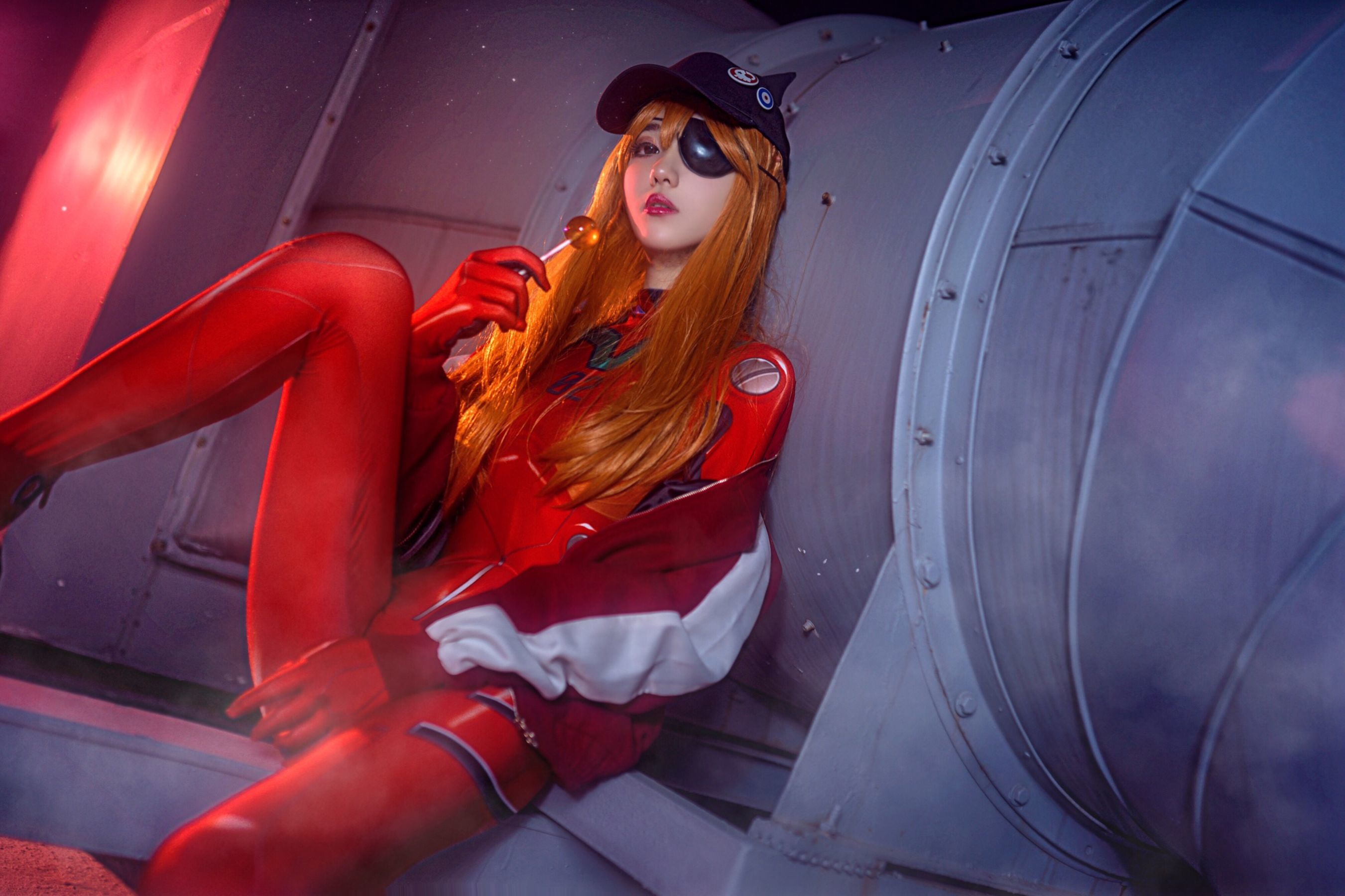 动漫博主南桃Momoko – 明日香战斗服 [18P]