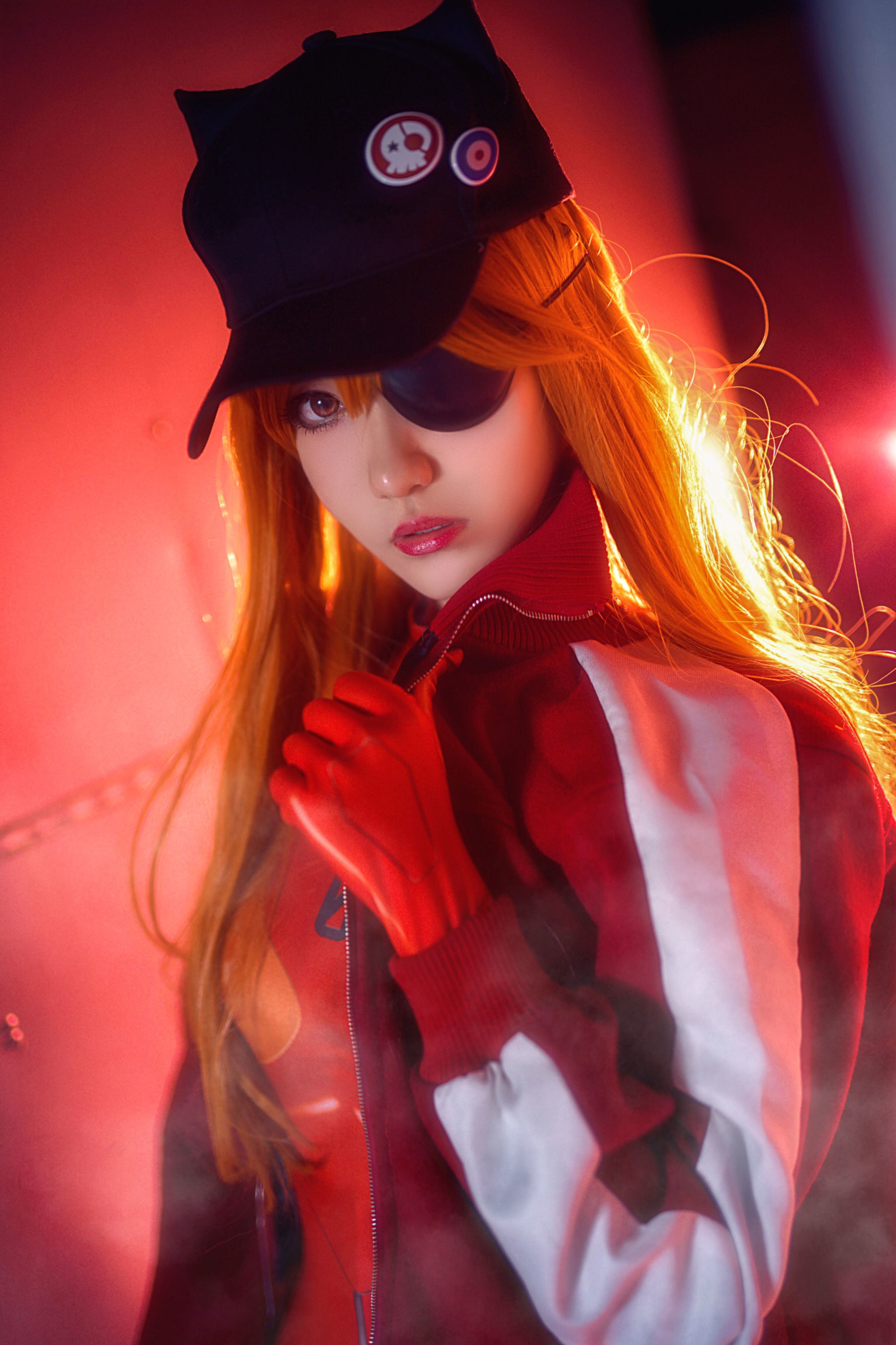 动漫博主南桃Momoko – 明日香战斗服 [18P]