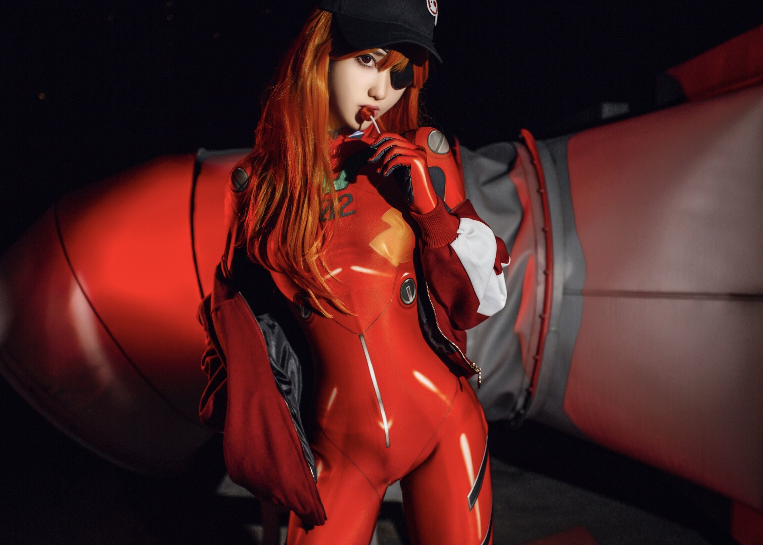 动漫博主南桃Momoko – 明日香战斗服 [18P]