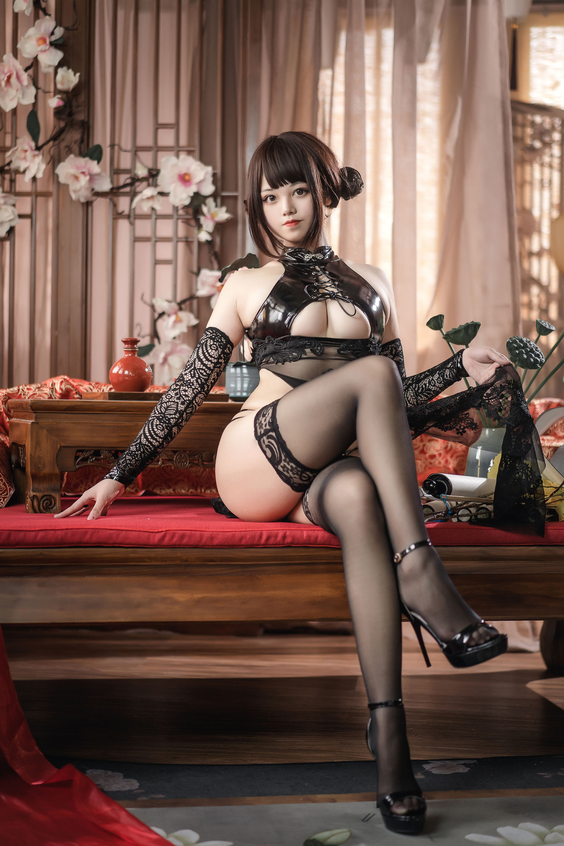 萌系小姐姐蜜汁猫裘 – 绝代风华 旗袍 [50P]