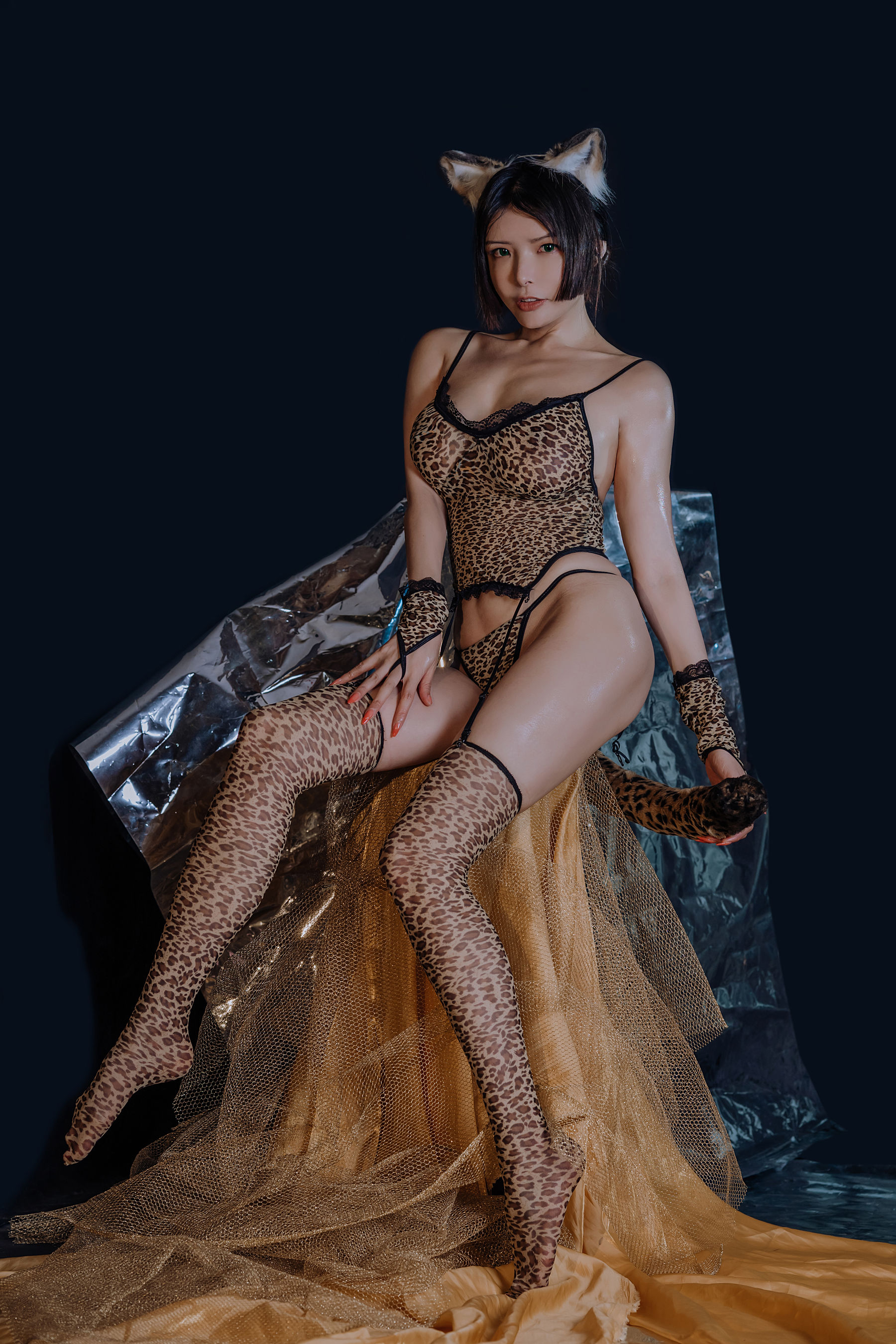 秋和柯基(夏小秋秋秋) – 兽耳娘 豹女 [45P]