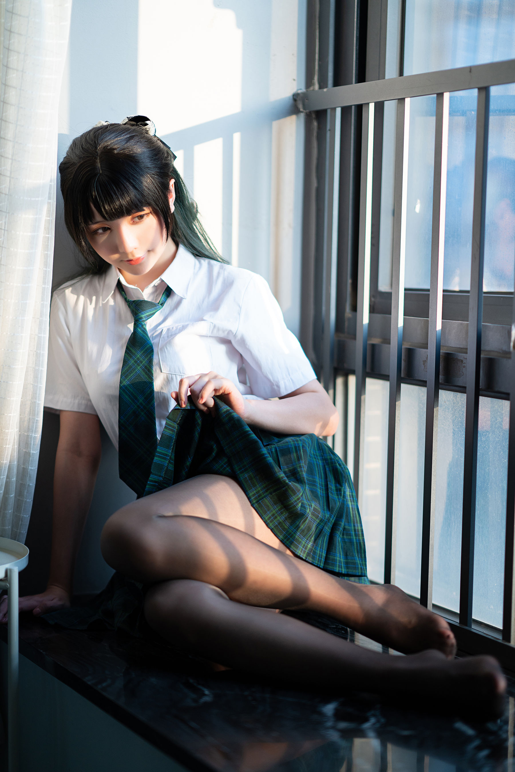 Coser小姐姐星之迟迟 – JK-绿 [100P]