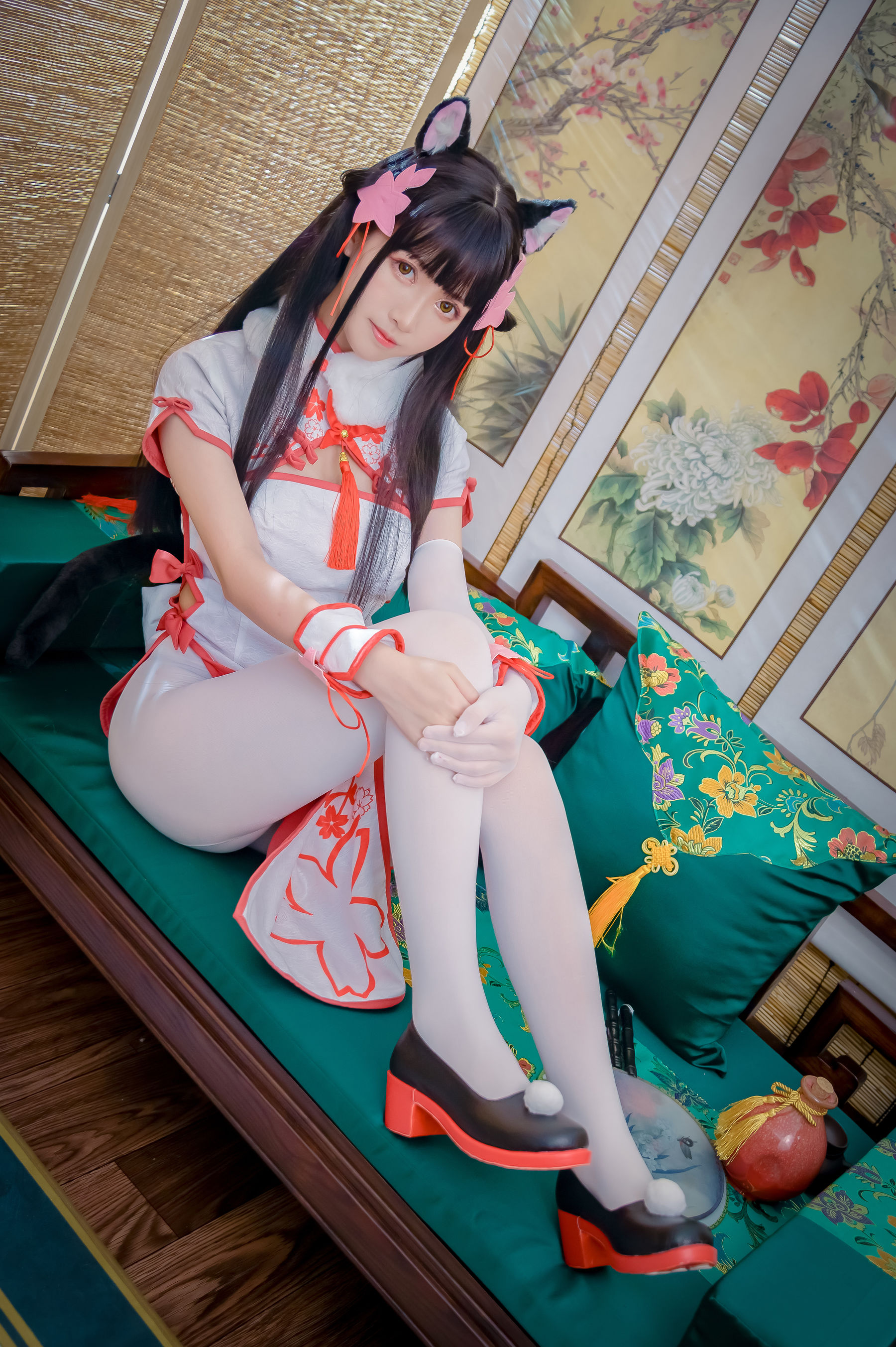 超人气Coser鳗鱼霏儿 碧蓝华裳 夕暮 [16P]