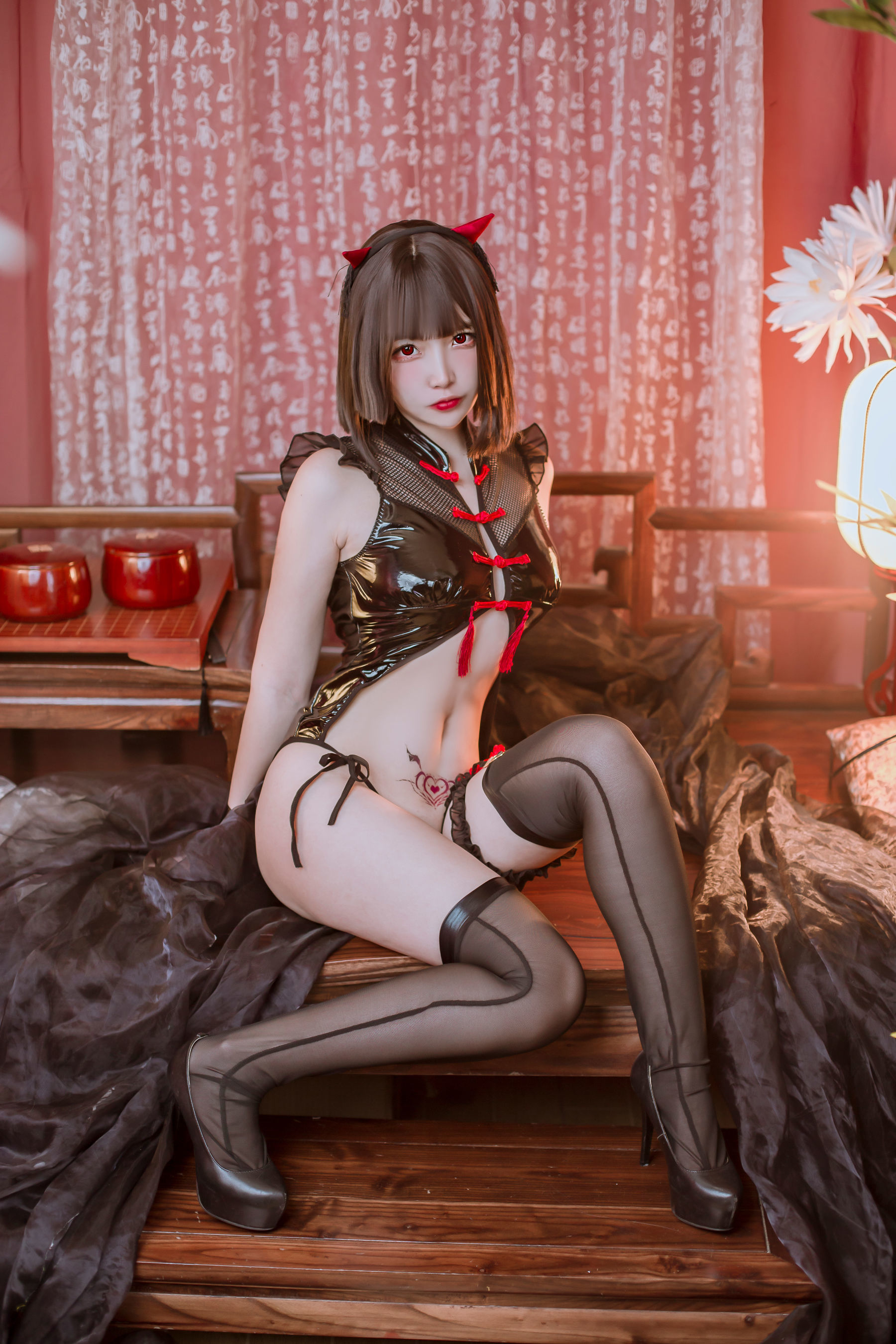 人气Coser二佐Nisa – 中华风小恶魔 [31P]