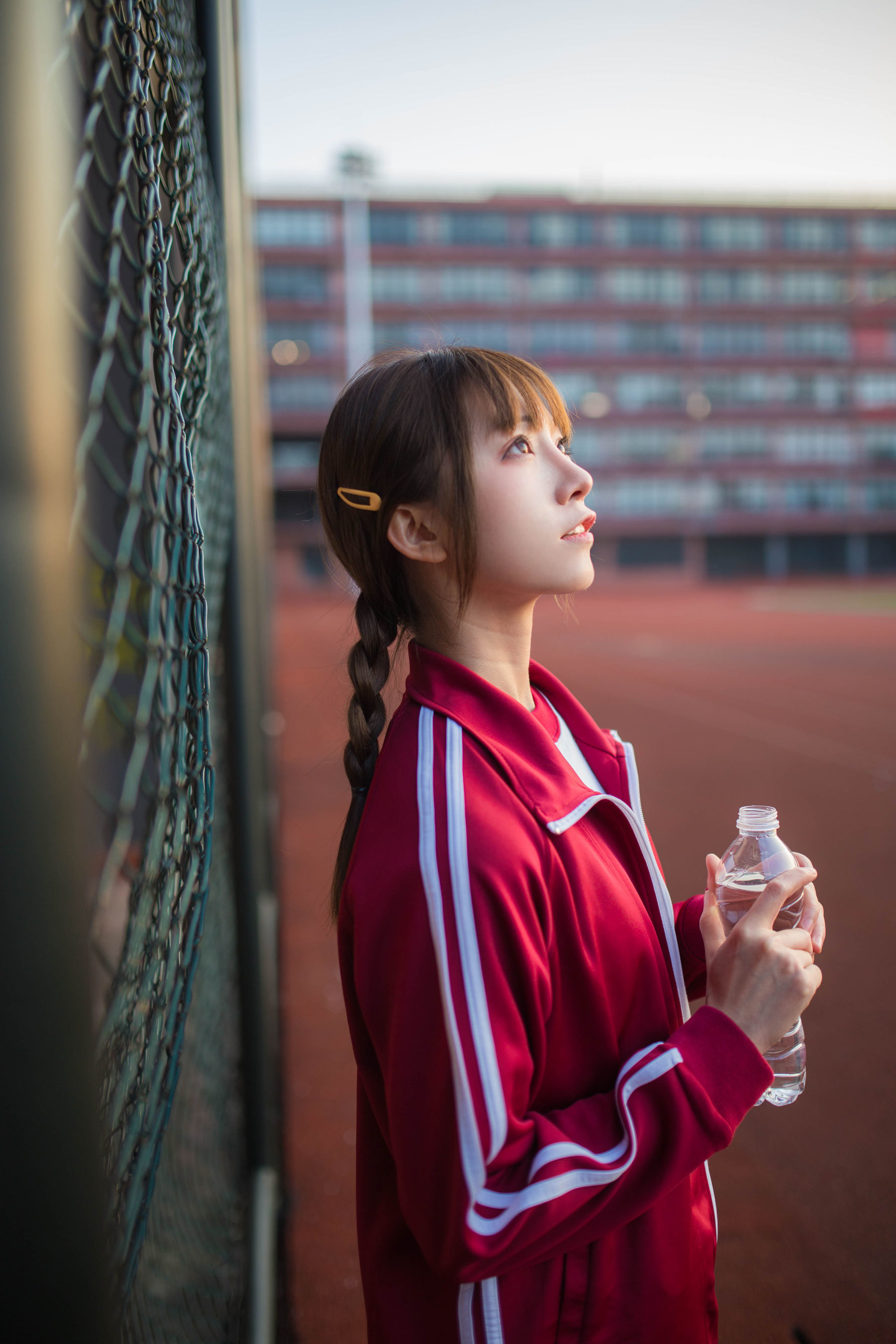 动漫博主Kitaro_绮太郎 红色运动服女孩 [13P]