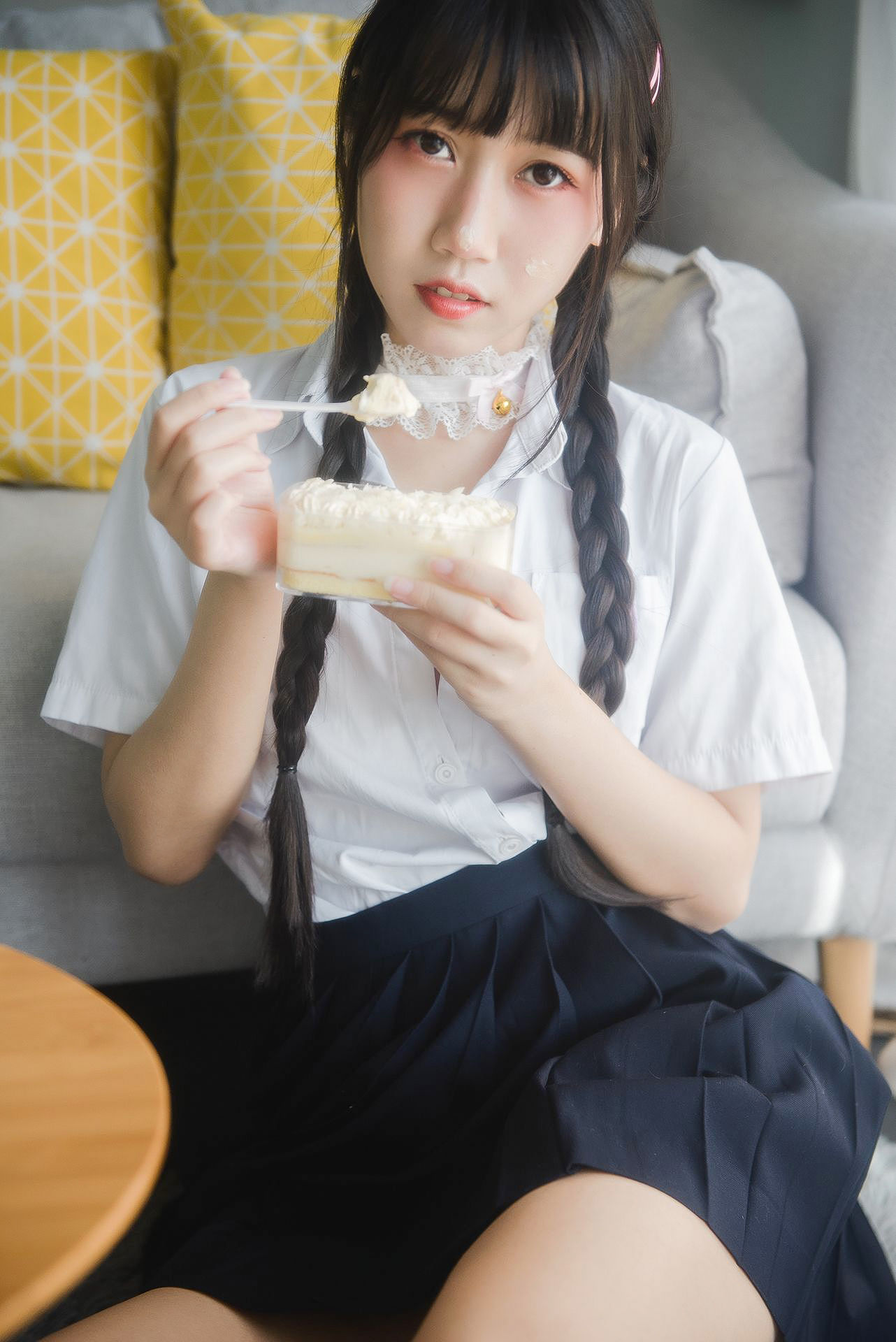 微博人气Coser不呆猫 – 奶油少女 [61P]