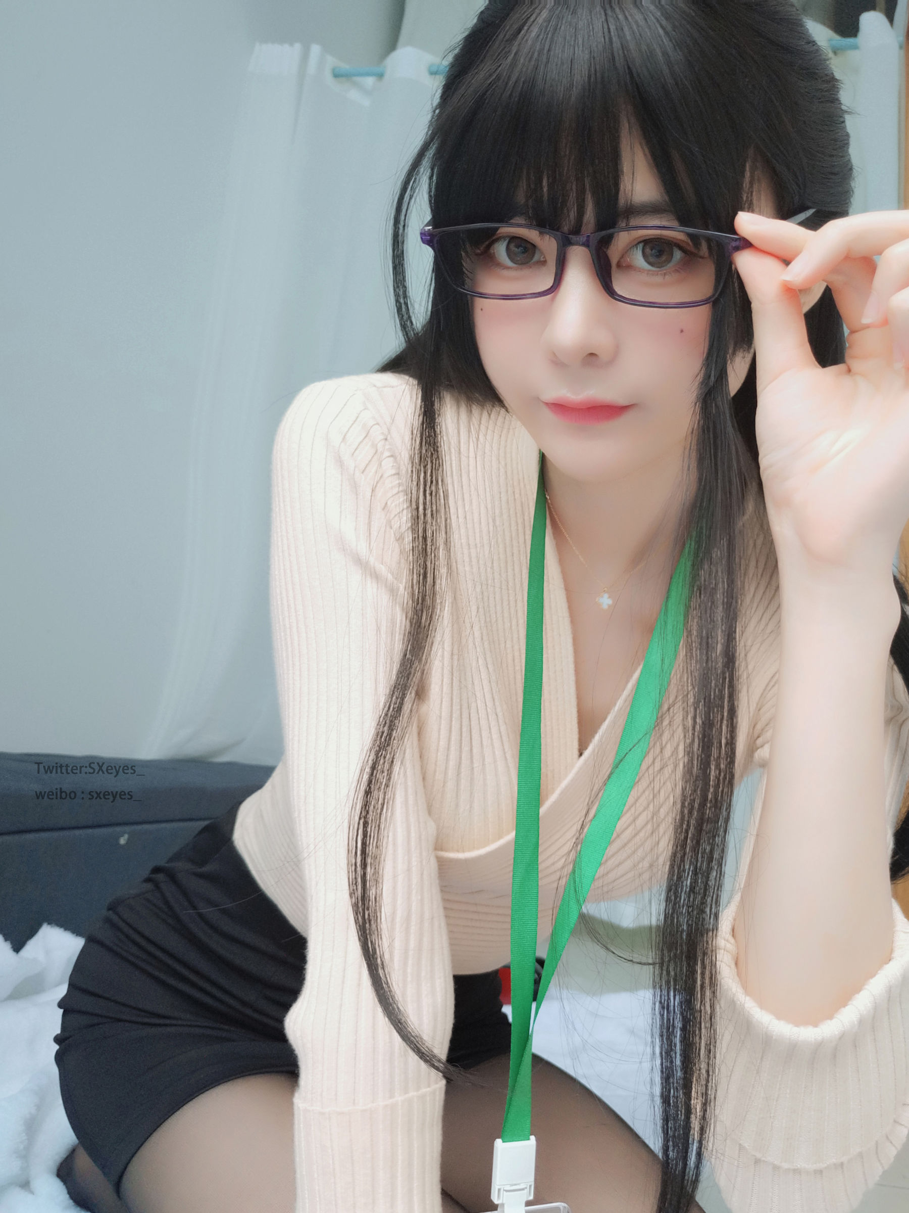 萌妹子眼酱大魔王w OL彼女 [24P]