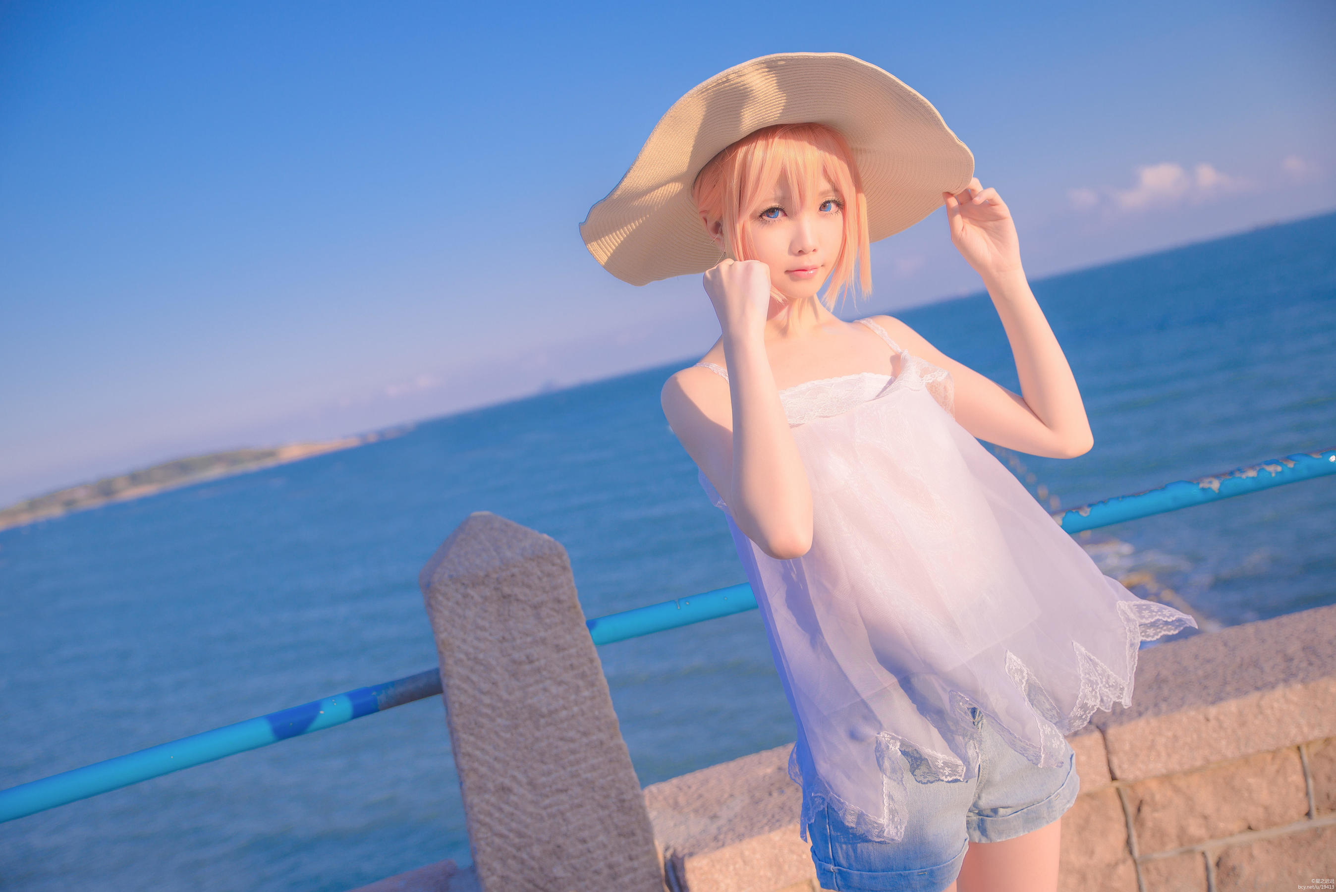 Coser小姐姐星之迟迟 刀剑乱舞COS乱藤四郎 [28P]