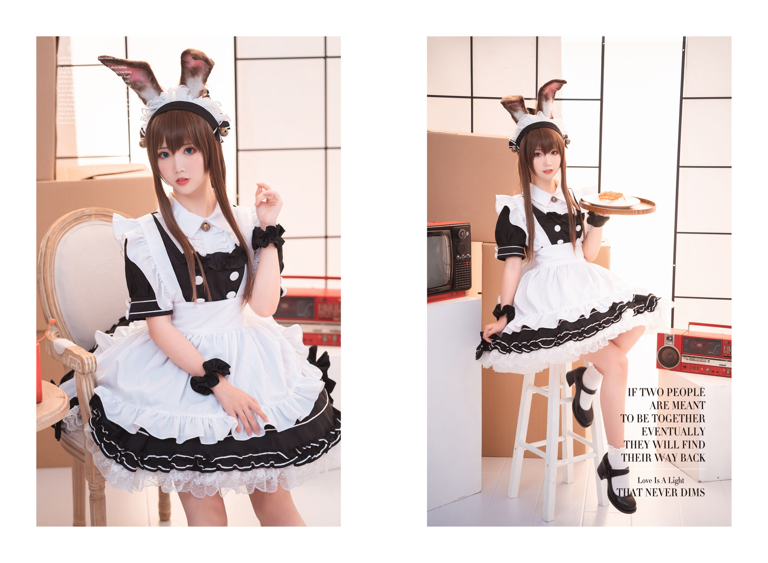 [Cosplay写真] 可爱人气Coser面饼仙儿 – 阿米驴女仆 [23P]