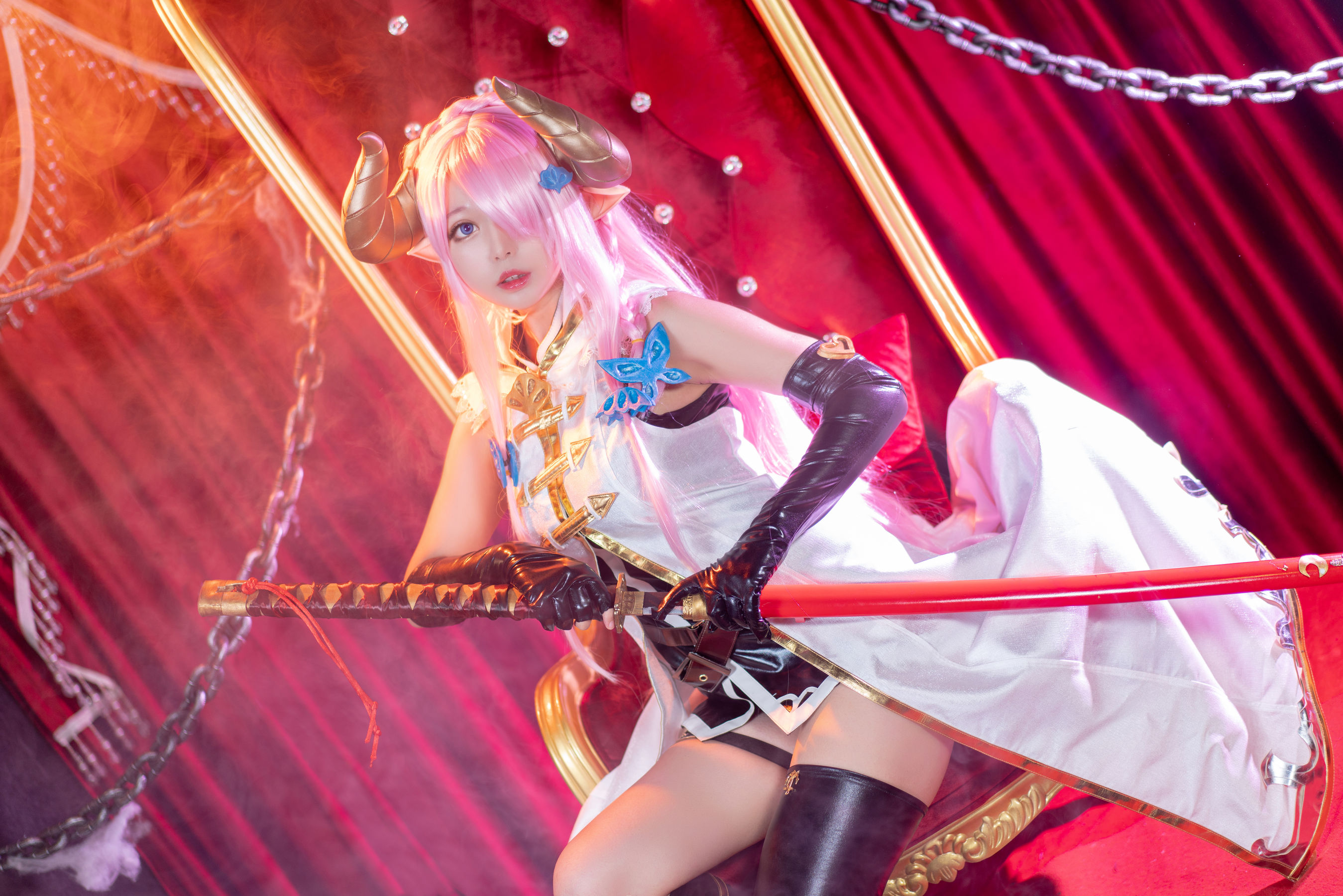 [Cosplay写真] 大眼萌妹黑猫猫OvO – 娜露梅亚 [37P] 插图1