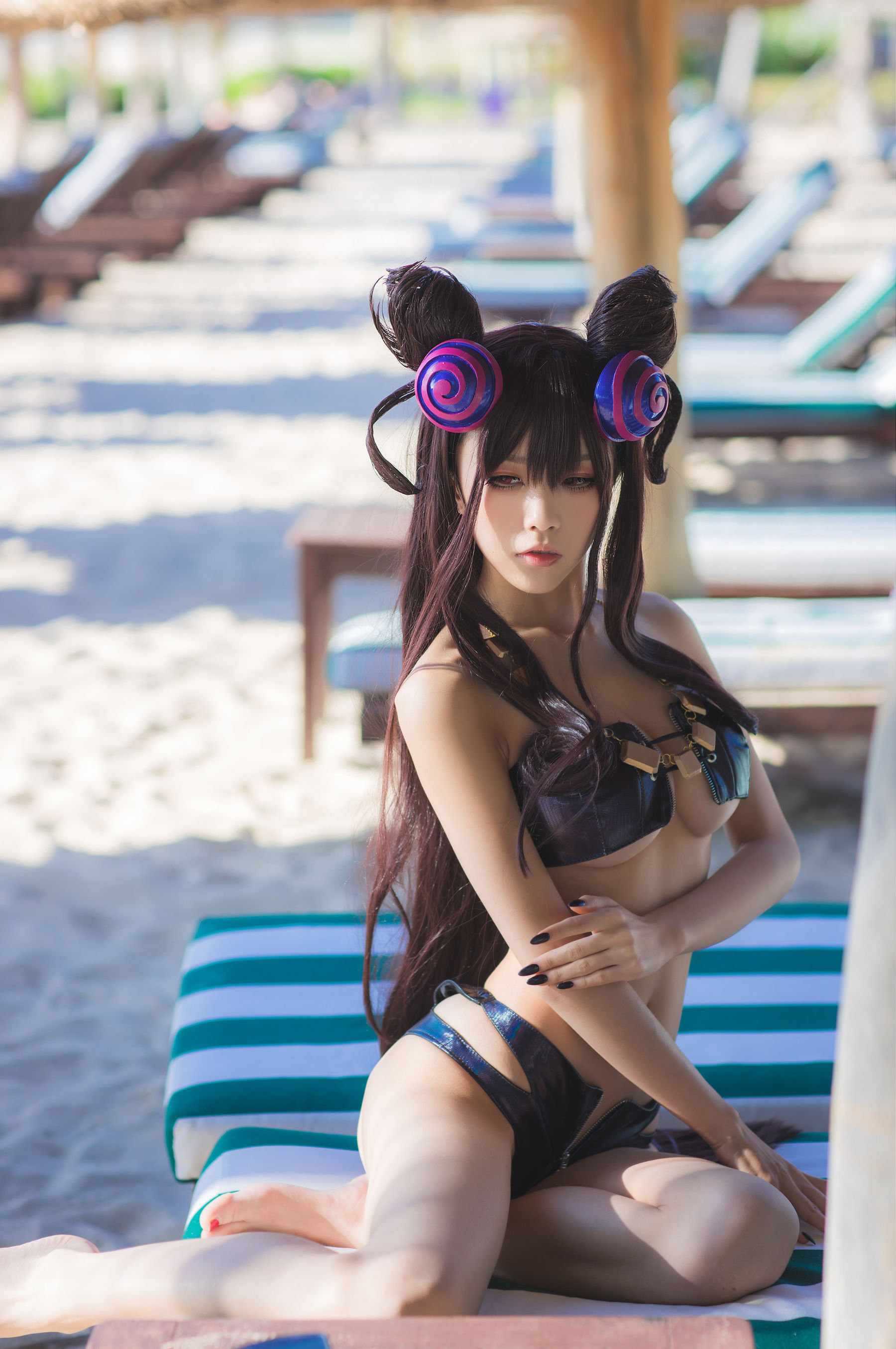 动漫博主水淼aqua – 紫式部水着Ver [41P]