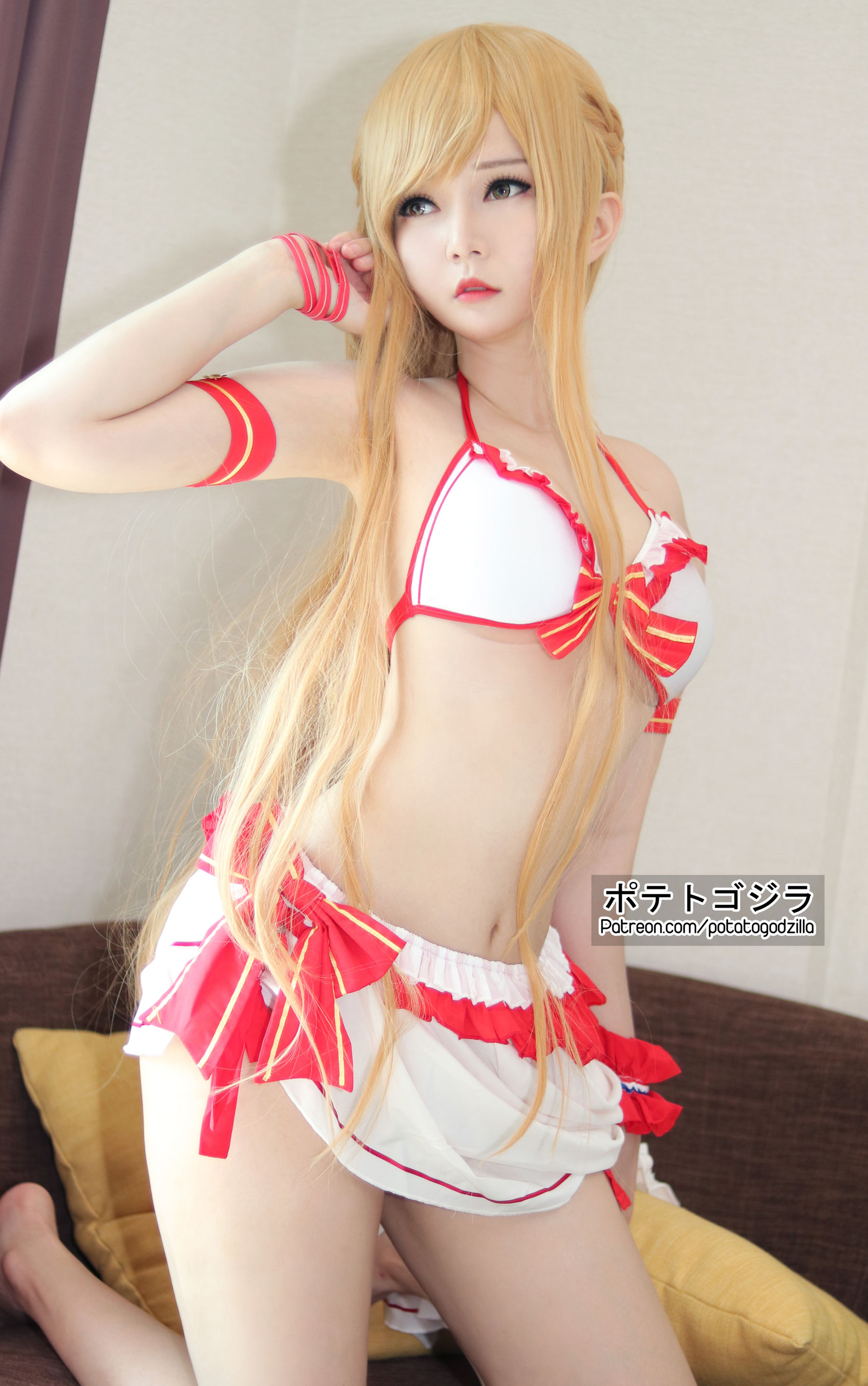 Coser小姐姐Potato Godzilla – Asuna [24P]
