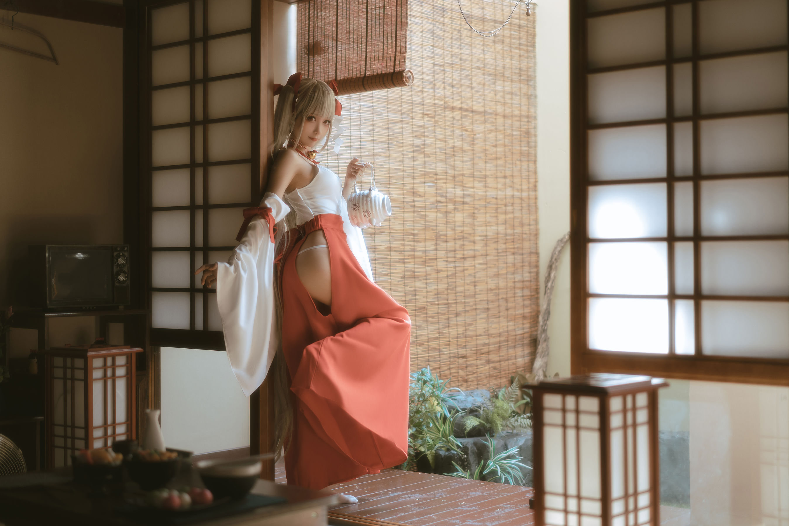 动漫博主蠢沫沫 – 可畏巫女 [55P]