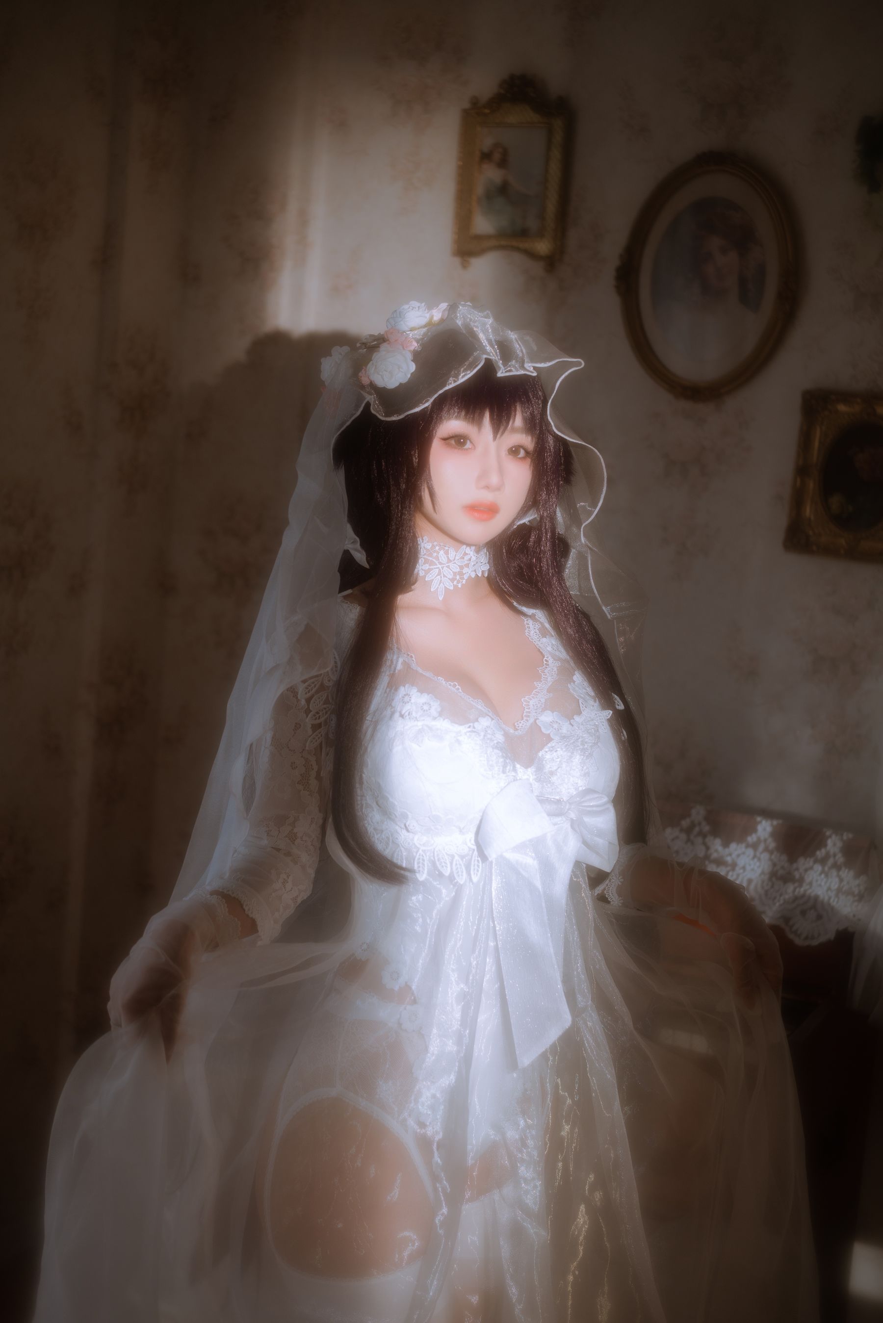 白嫩美少女鬼畜瑶 – 婚纱 [38P] 插图1