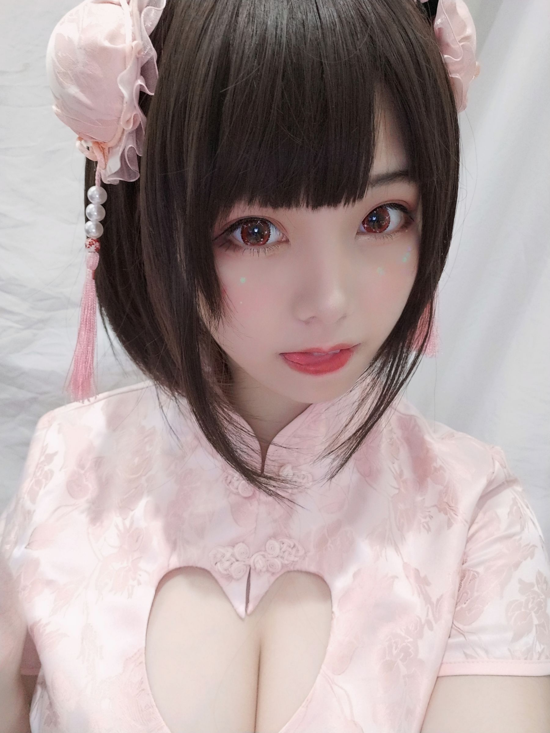 [Cosplay写真] 萌系小姐姐蜜汁猫裘 – 中华娘(自拍) [43P]