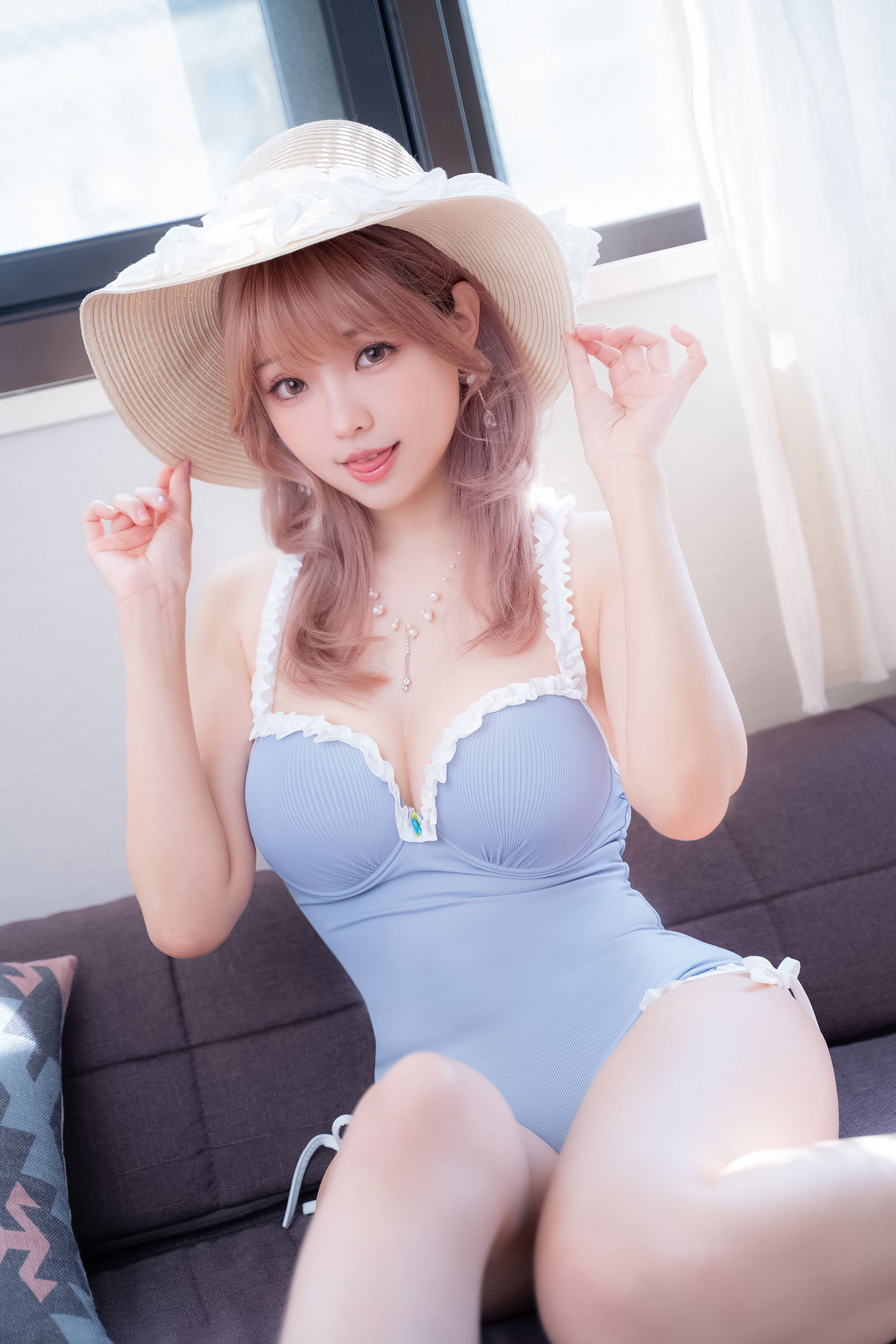 Ely_eee(ElyEE子) – Mist Blue Lady [37P]