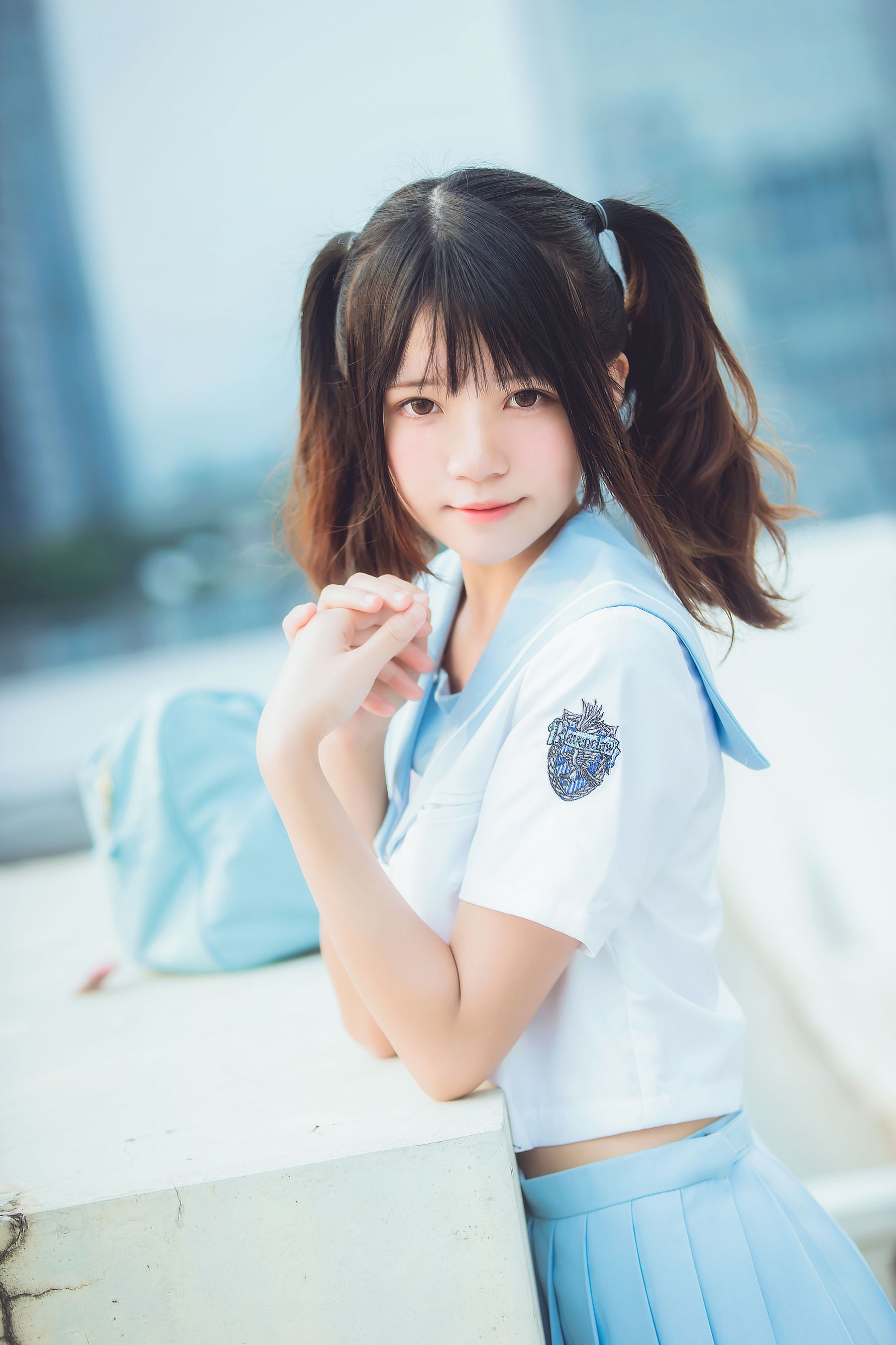 桜桃喵 – 少女之微风轻轻起 [19P]