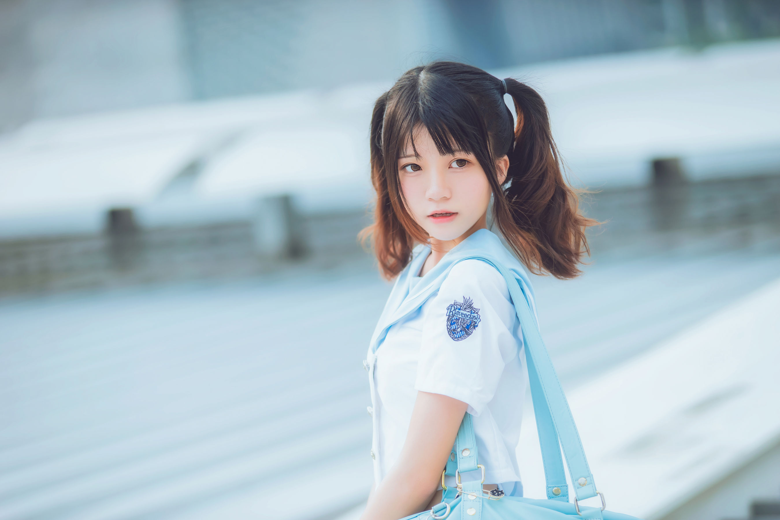 桜桃喵 – 少女之微风轻轻起 [19P]