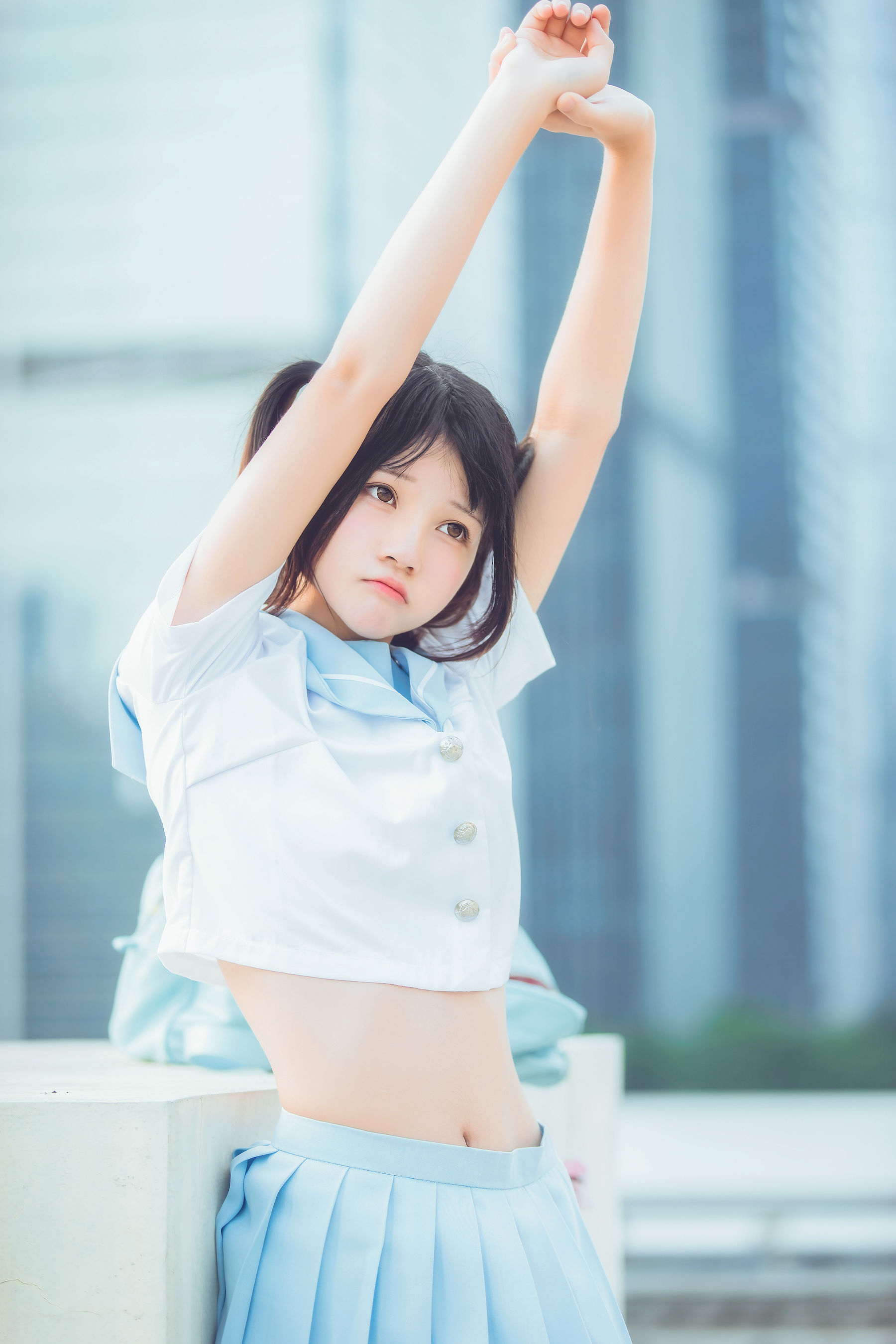 桜桃喵 – 少女之微风轻轻起 [19P]