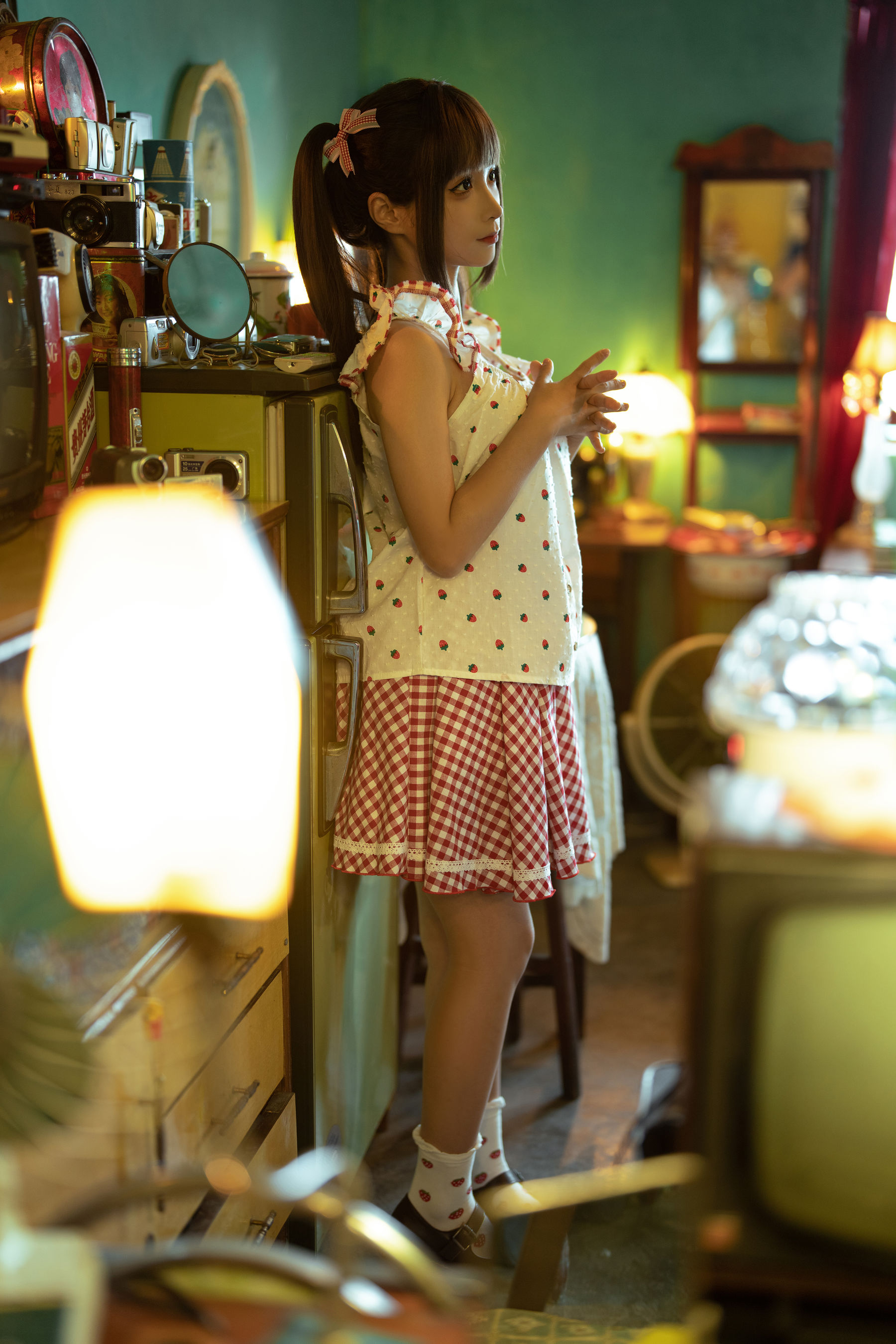 动漫博主蠢沫沫 – 红格子 [114P]